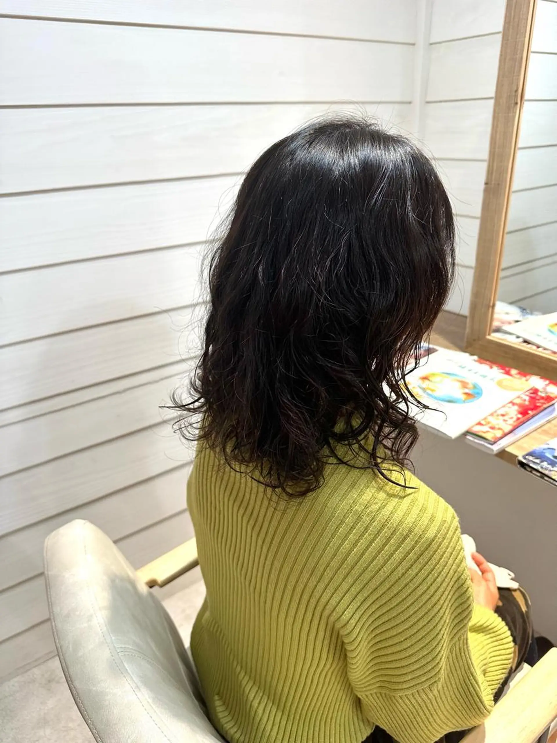 ミディアム パーマ カット パーマ Annie 吉田 裕美のヘアスタイル