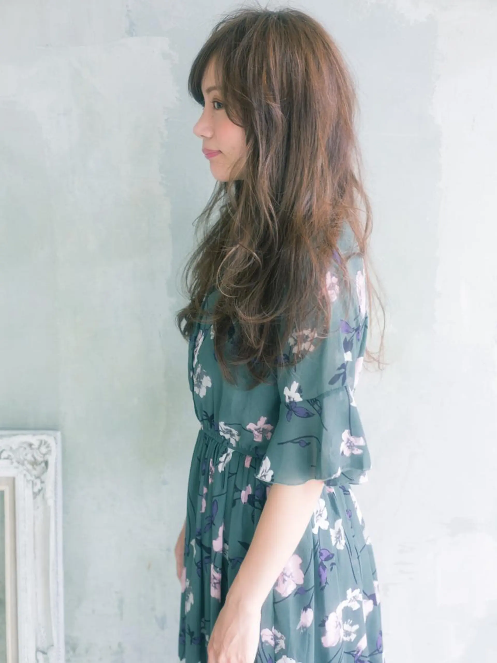 ロング カラー パーマ ヘアアレンジ メンズ キッズ ネイル マツエク・マツパ premier modelsのヘアスタイル