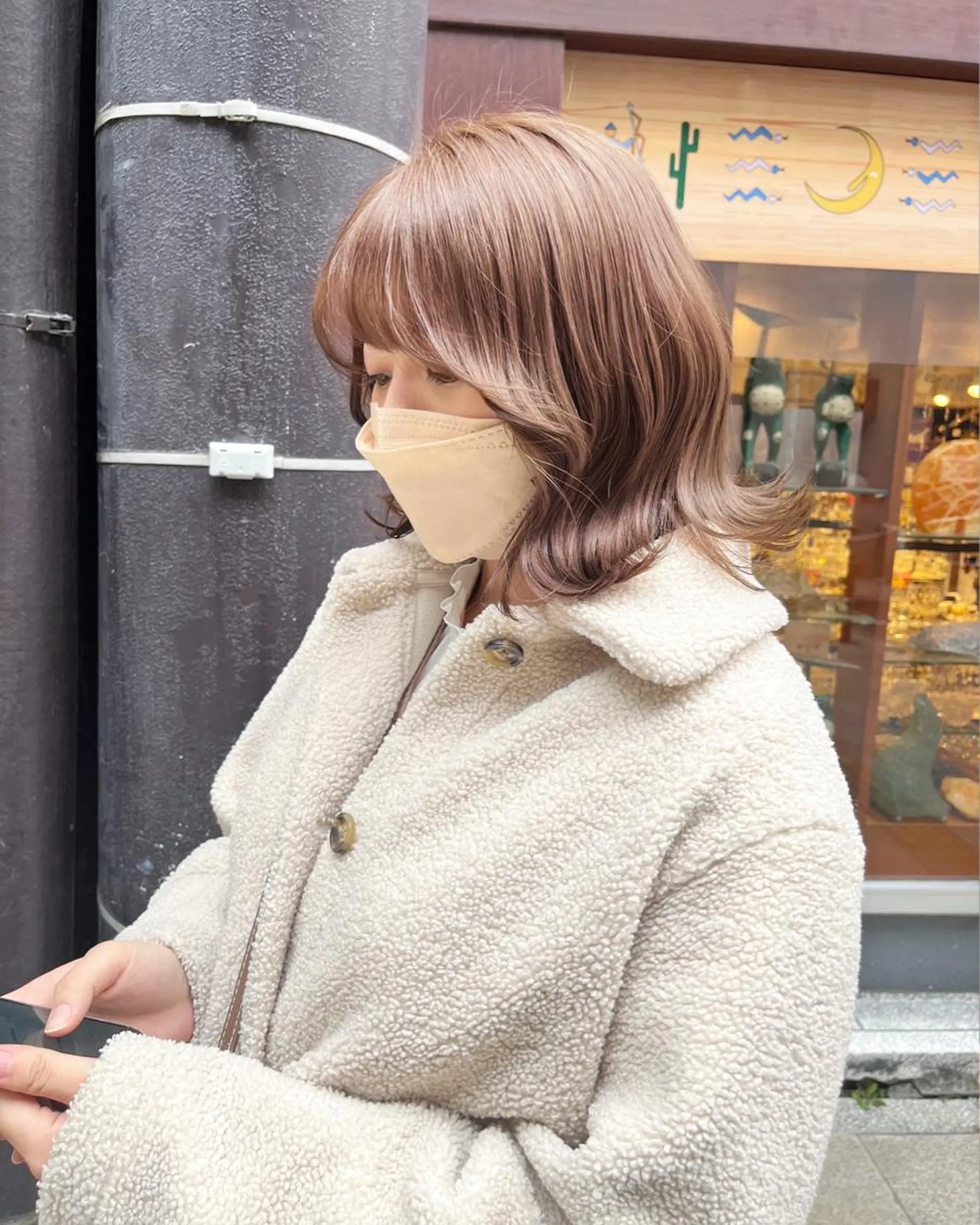 ミディアム カラー ヘアアレンジ ブリーチなし/ レイヤー🌿runaのヘアスタイル