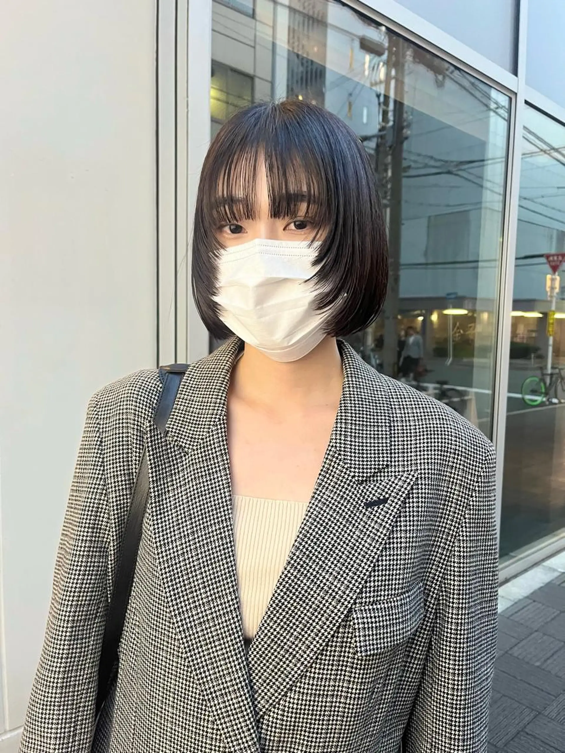 ショート ボブ ウルフカット ウルフボブ カット 桃果 momokaのヘアスタイル