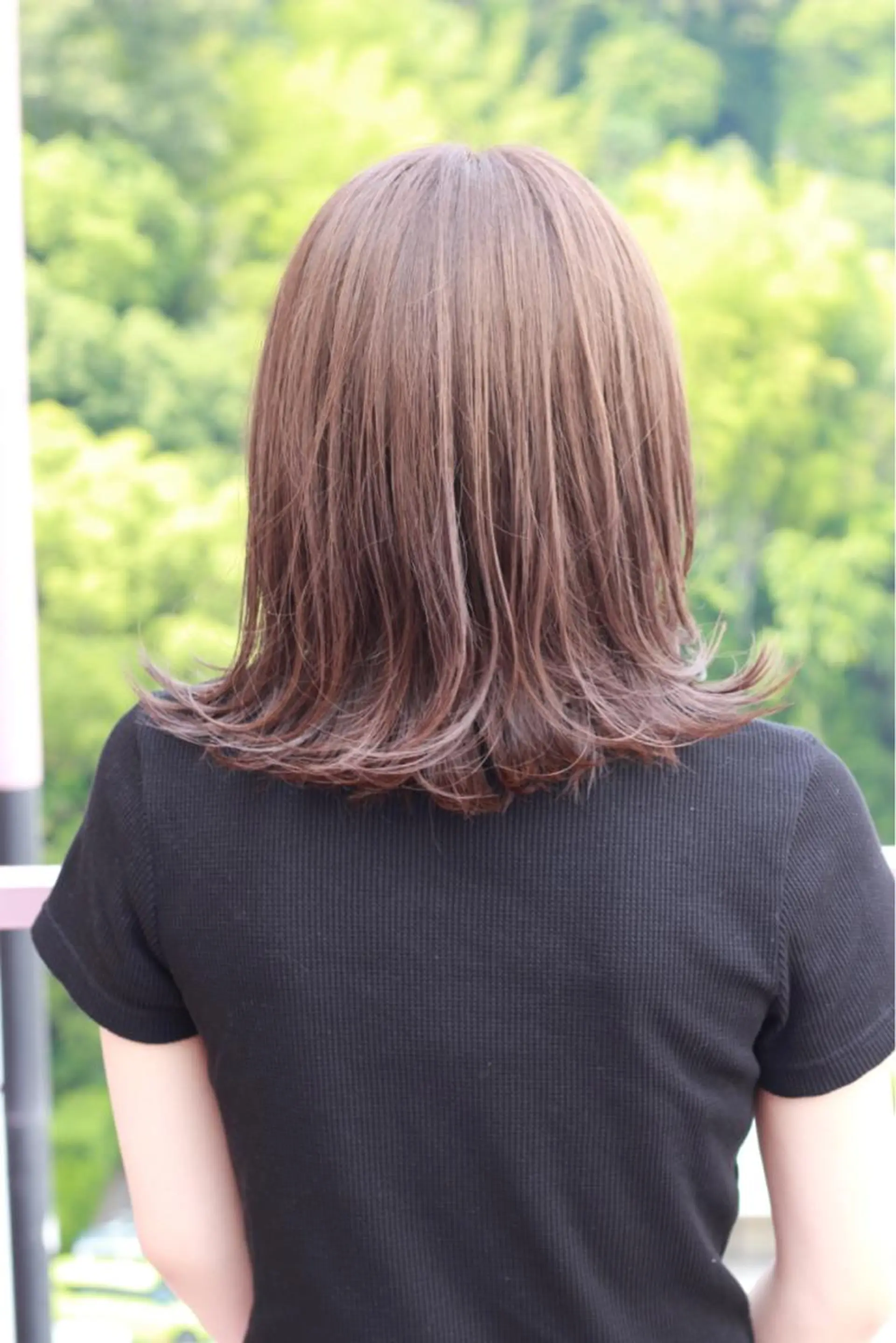 ミディアム カラー アッシュ ラベンダーカラー ラベンダーアッシュ カット ヘアカラー Viage （ビアージュ）のヘアスタイル