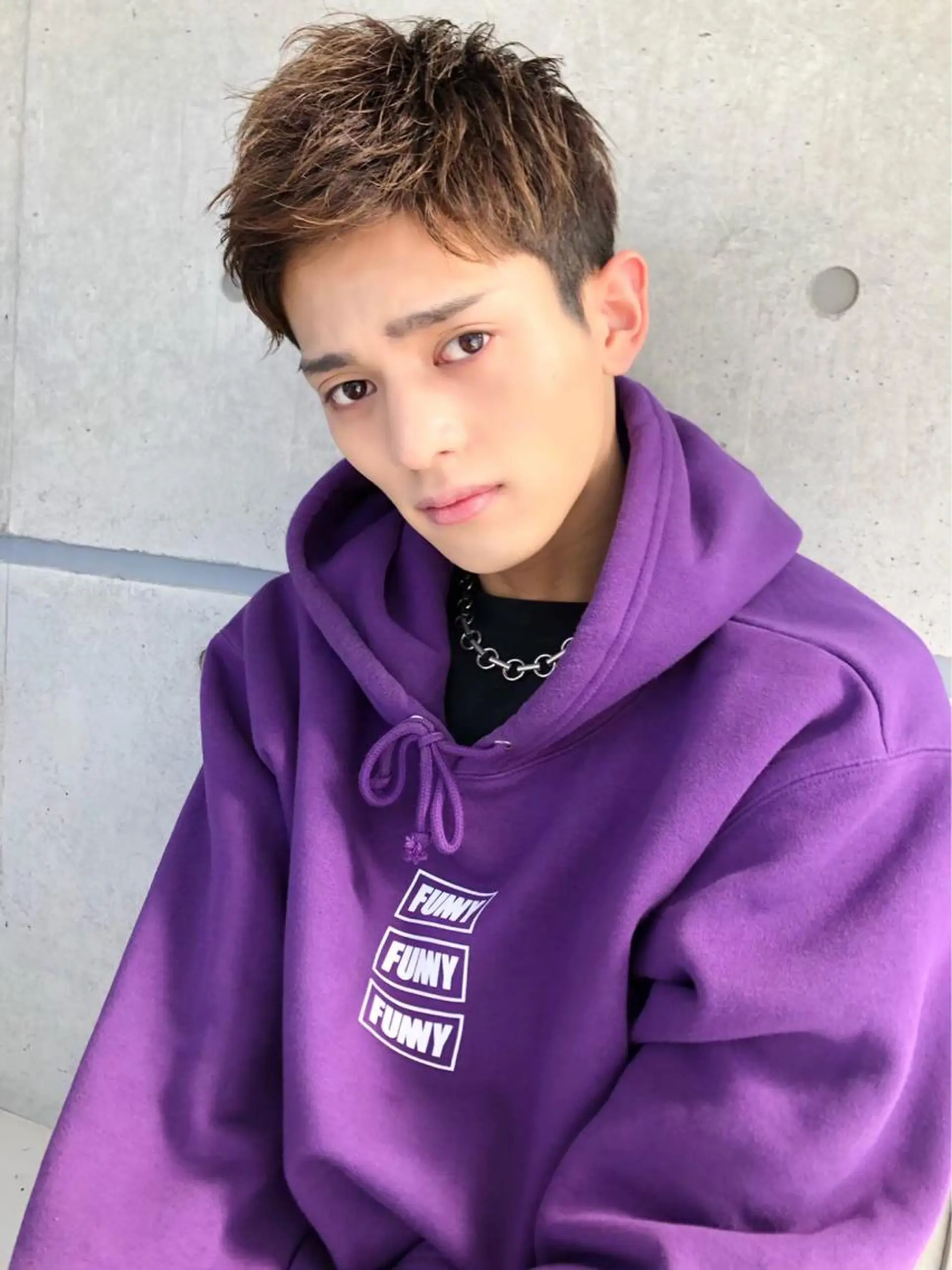 ショート カラー メンズ ✨【公式】渋谷メンズ サロン BLUCK✨のヘアスタイル