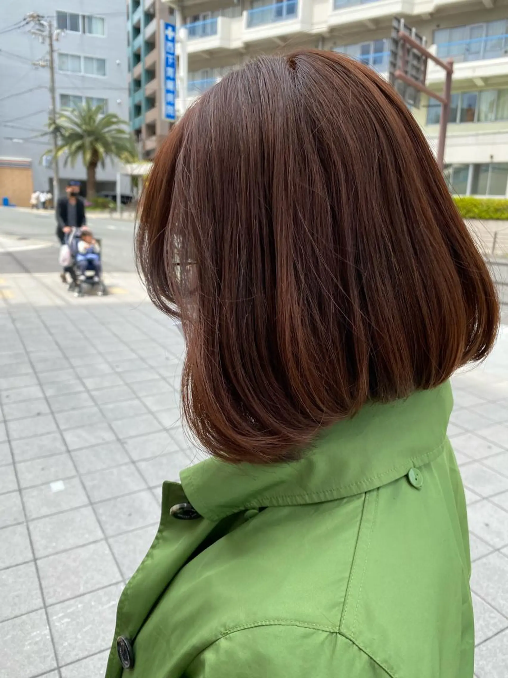 ミディアム カラー 髪質改善 大内翔太のヘアスタイル