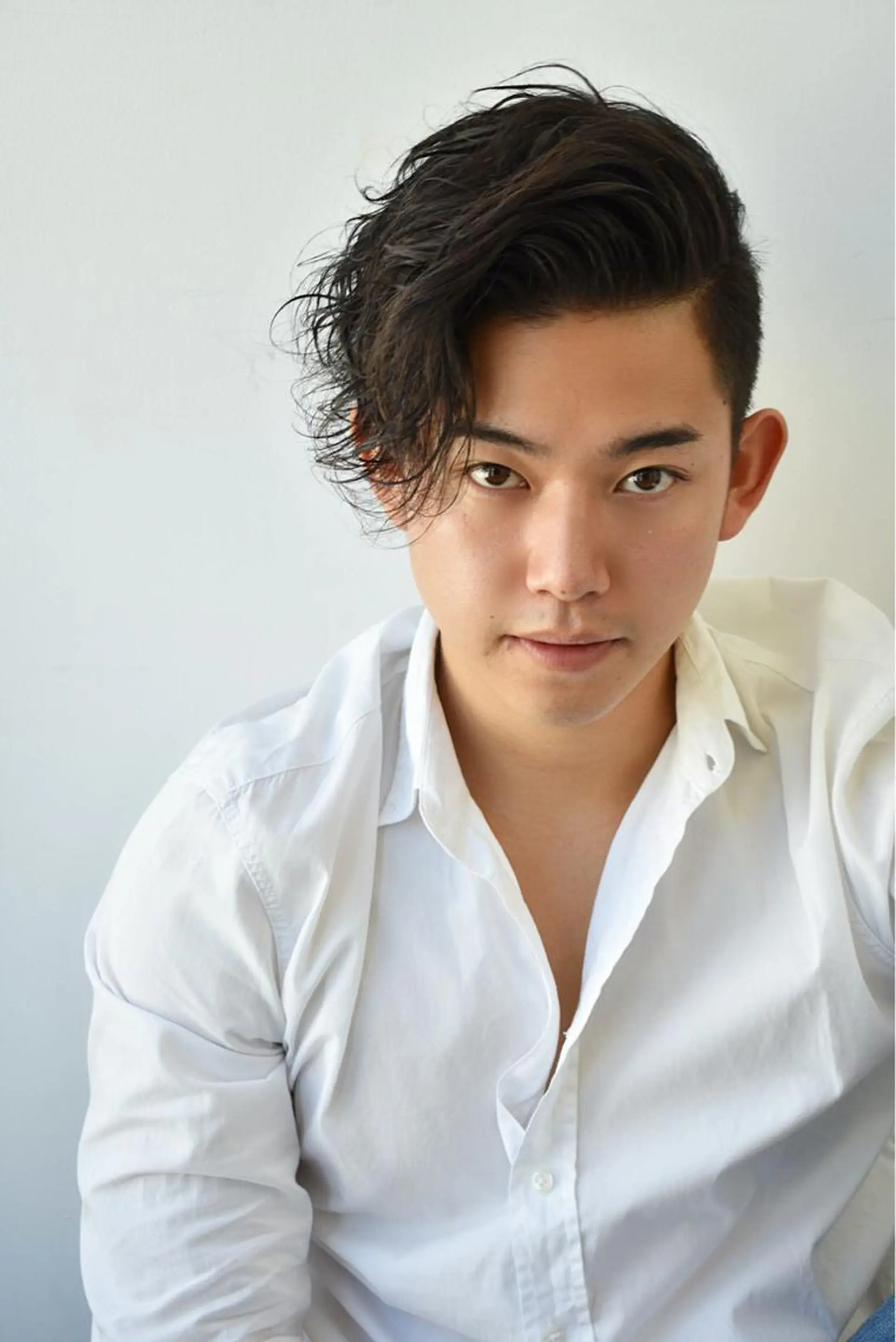 ミディアム パーマ メンズ モテ髪をつくる✂️ 佐藤ヒロのヘアスタイル