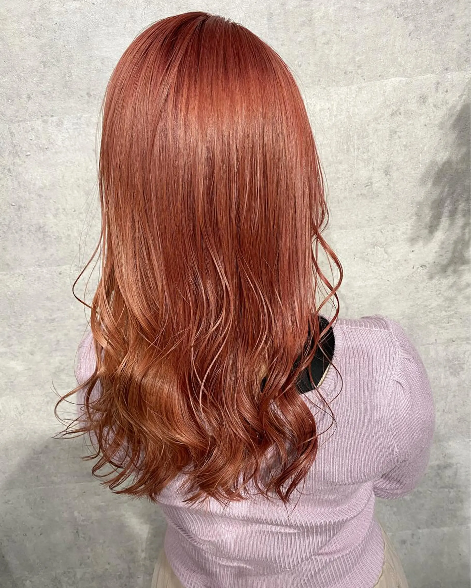 セミロング カラー YU-KA ✂︎ROSSOのヘアスタイル