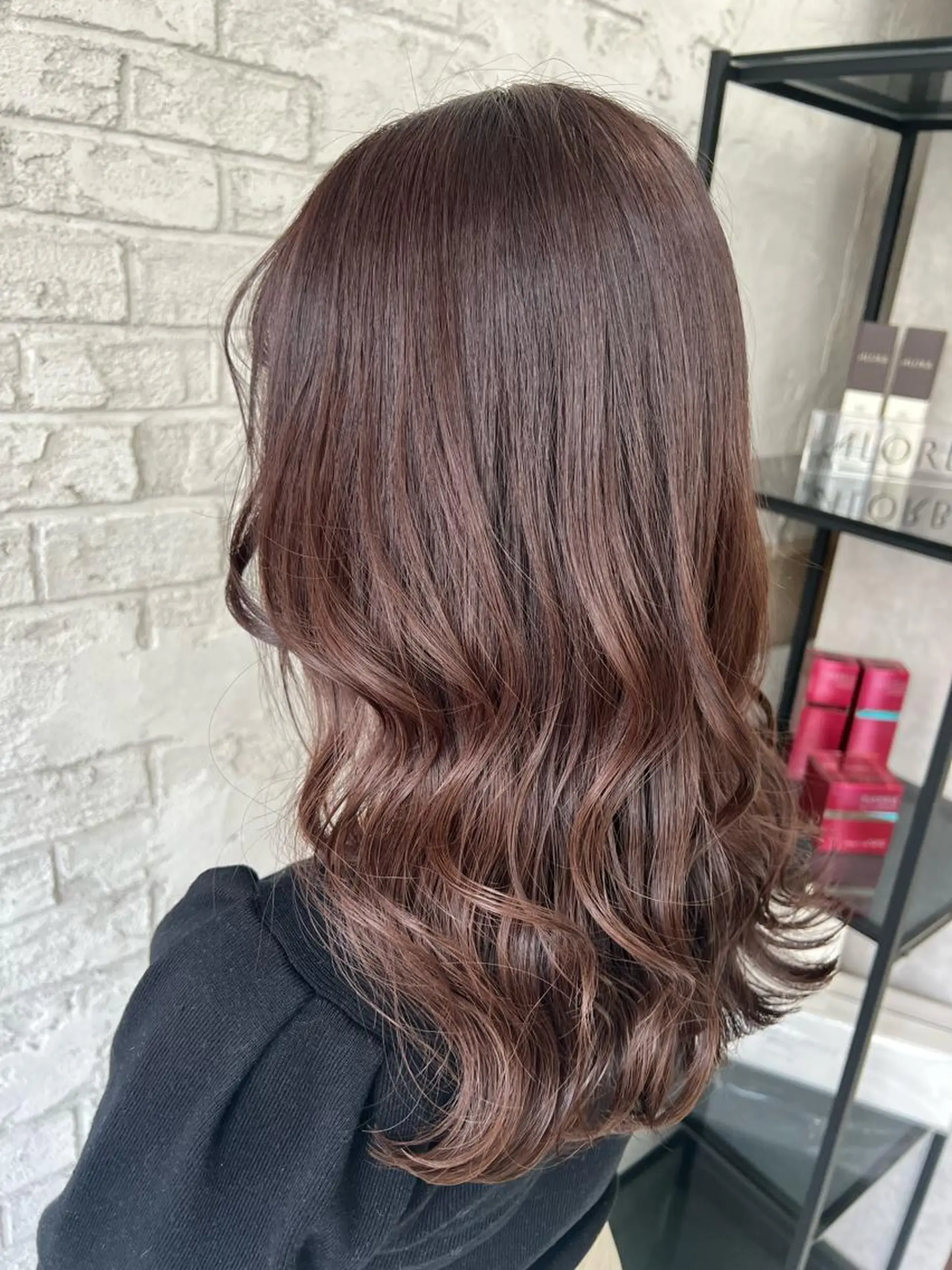 セミロング カラー エクステ＆艶カラー 🎀YURINA🎀のヘアスタイル