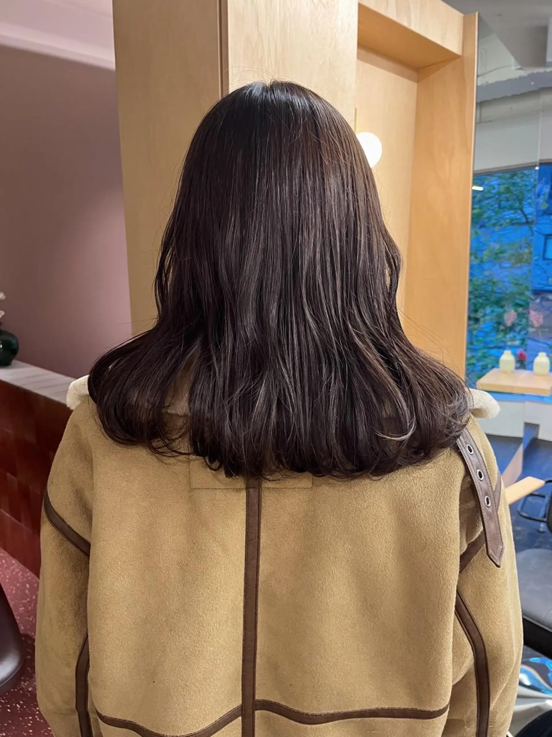 セミロング トリートメント カット ヘアカラー 西山 紗耶香🪽 透明感カラー/ボブのヘアスタイル