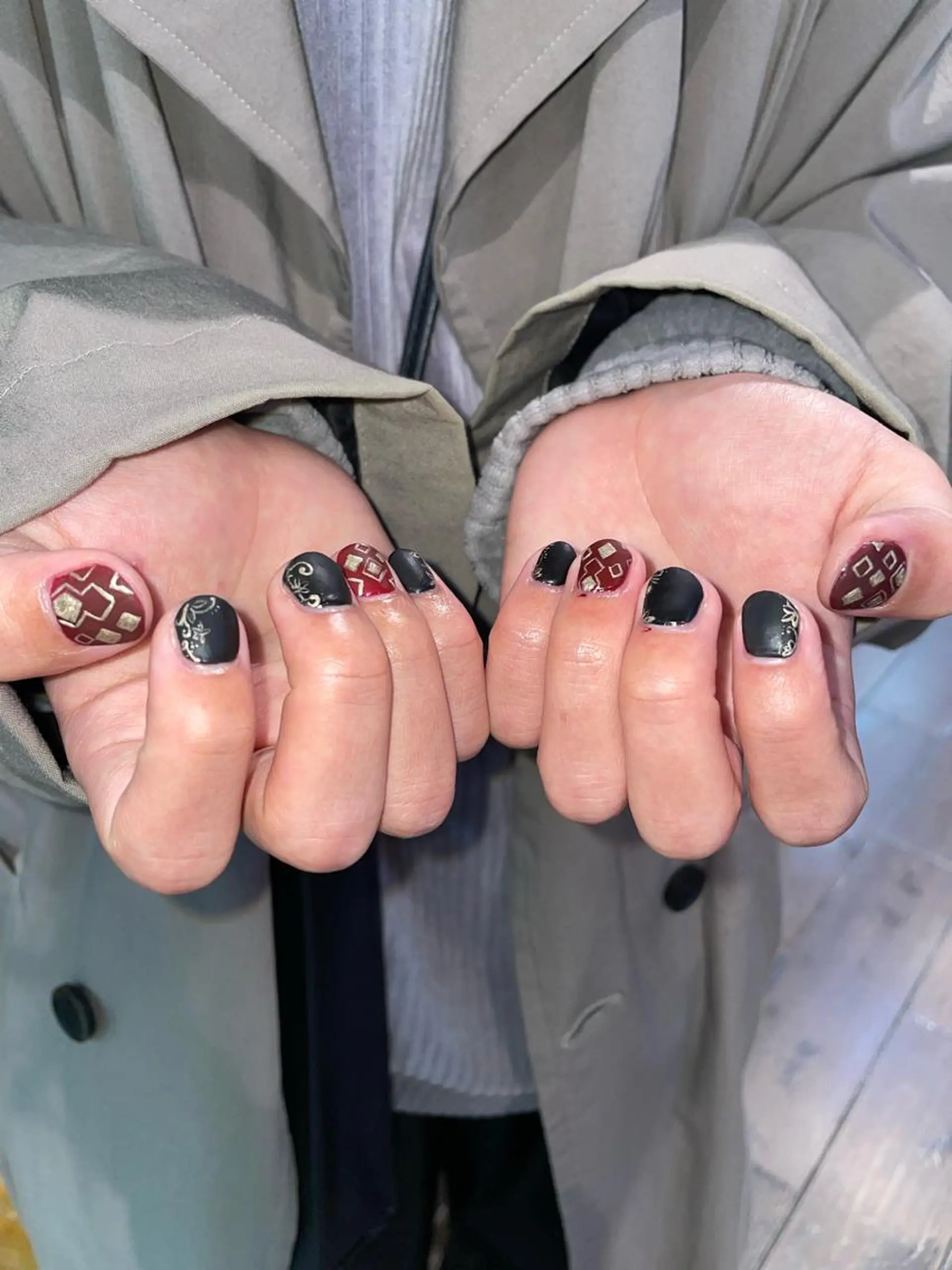 メンズ ネイル メンズハイトーン 学生（メンズ向け） メンズネイル ハンドネイル メンズ/艶髪/カラー サクラ🌸のヘアスタイル