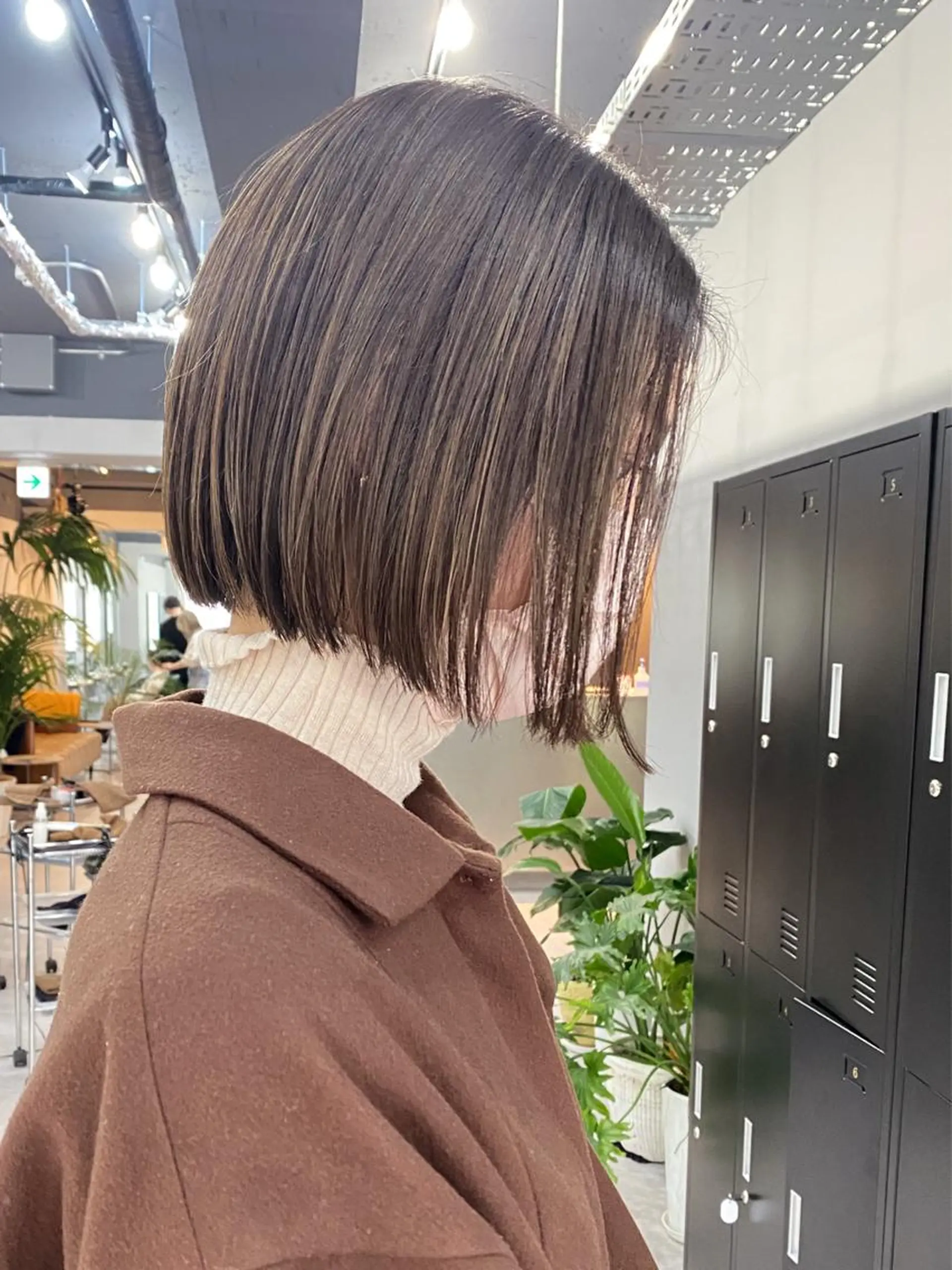 ショート カラー マツエク・マツパ ハイライトカラー ボブ ハイライト カット ヘアカラー トリートメント 中山 天地のヘアスタイル