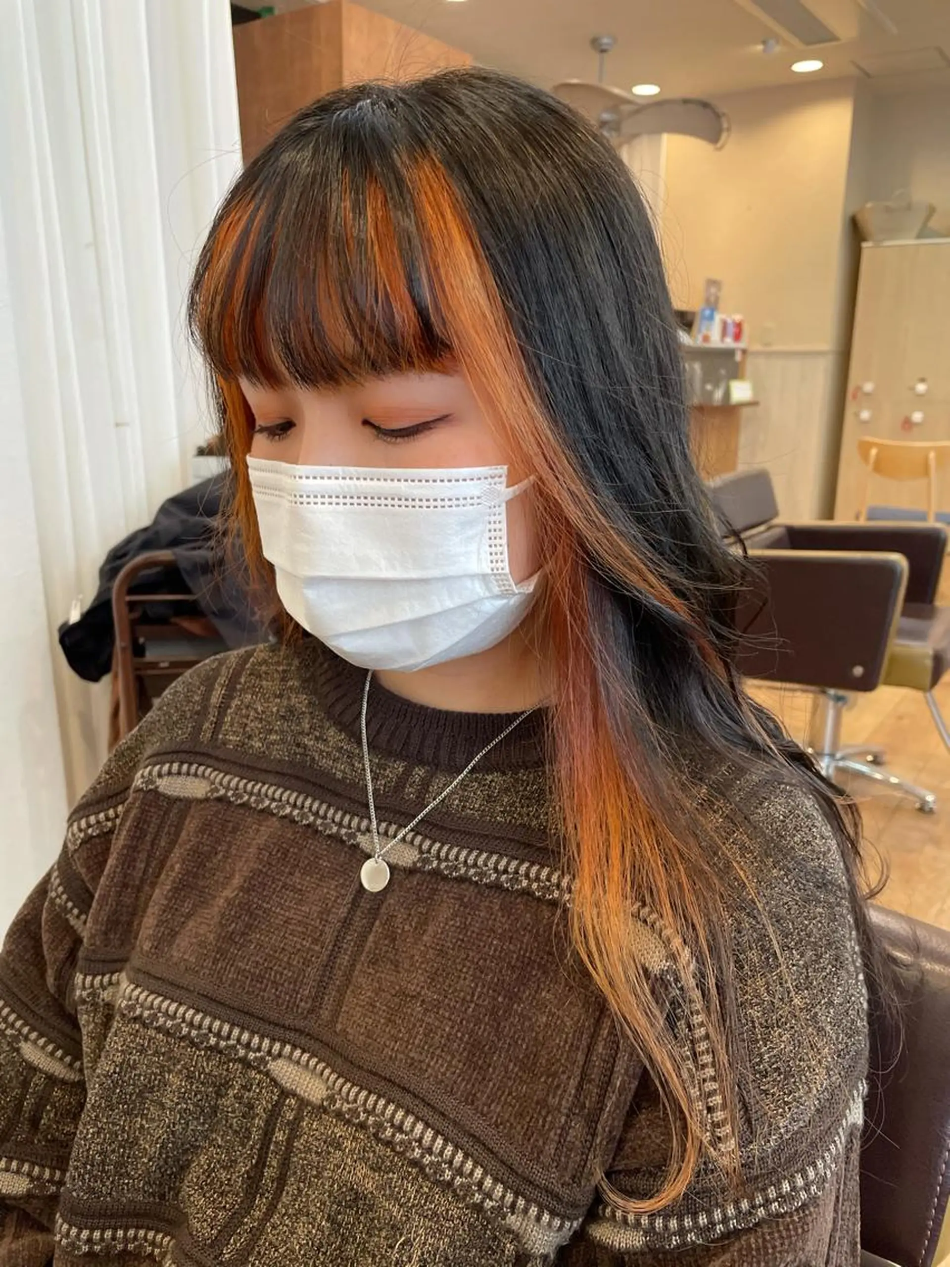 ロング ainiあべのアポロ Manamiのヘアスタイル