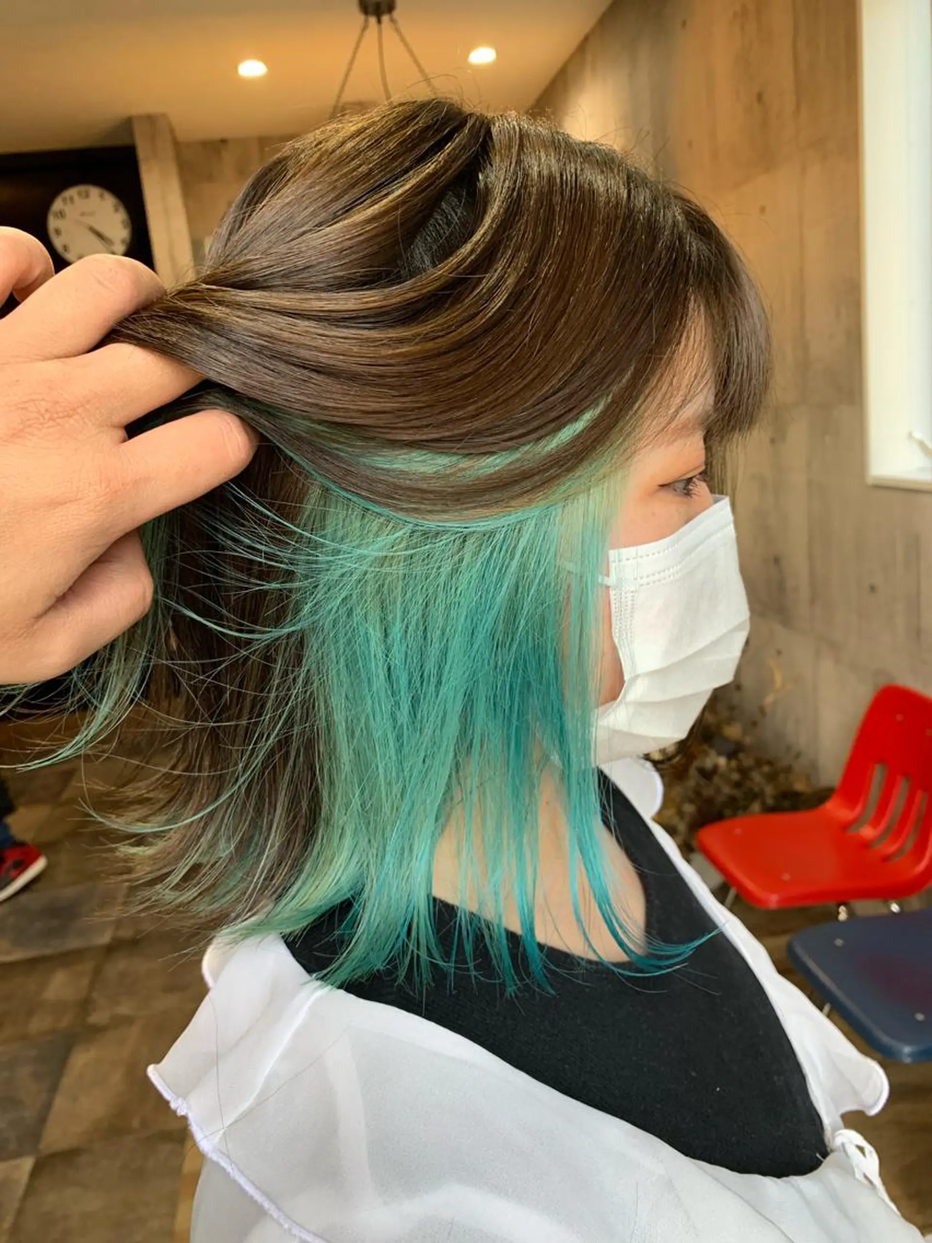 ミディアム カット ヘアカラー トリートメント Welila by haku所属・Yuuki ウェリラバイハクのヘアスタイル