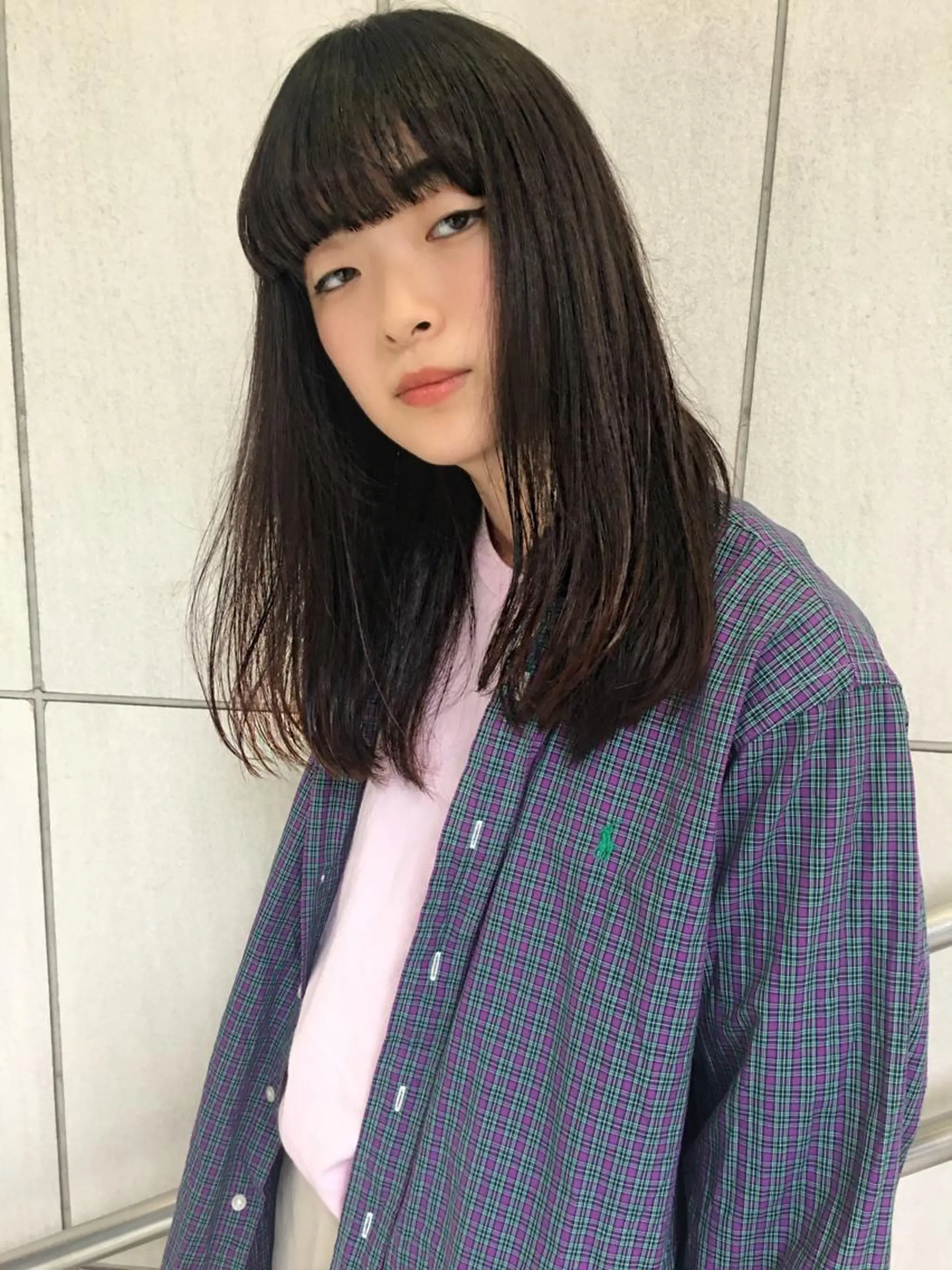 セミロング レイヤーカット/ パーマ/鎌田実奈歩のヘアスタイル