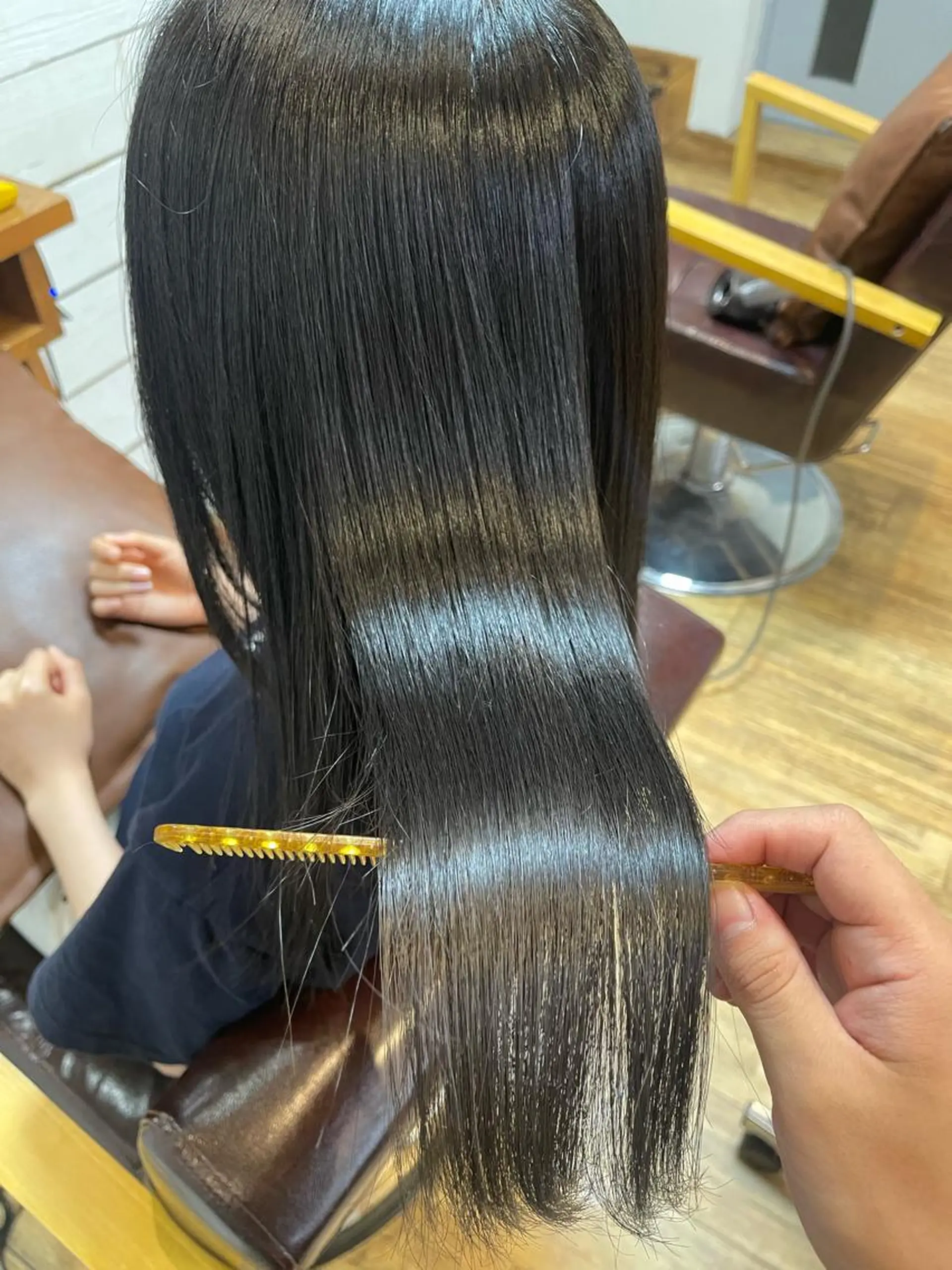 ロング カット ヘアカラー トリートメント 平田 たかしのヘアスタイル