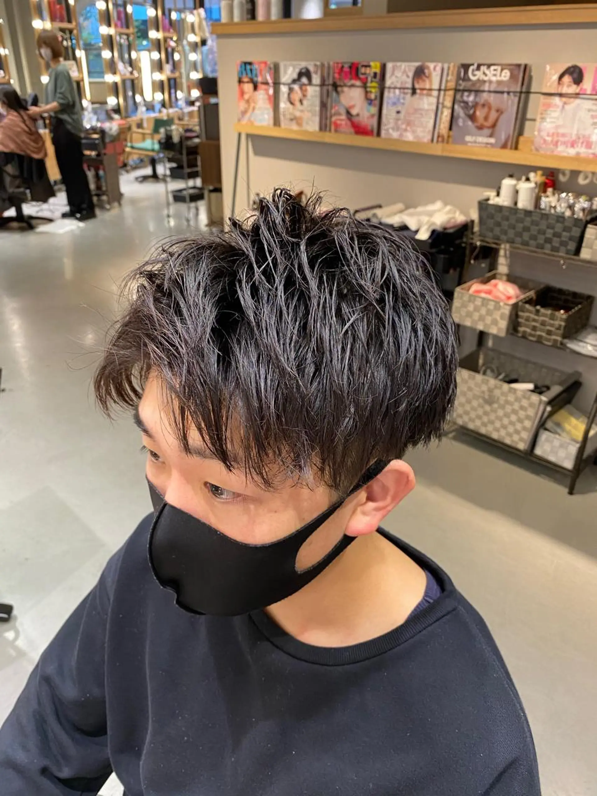 ショート メンズ カット unopulir Vamos店所属・梅田茶屋町メンズ 専門美容師 山元一平のヘアスタイル