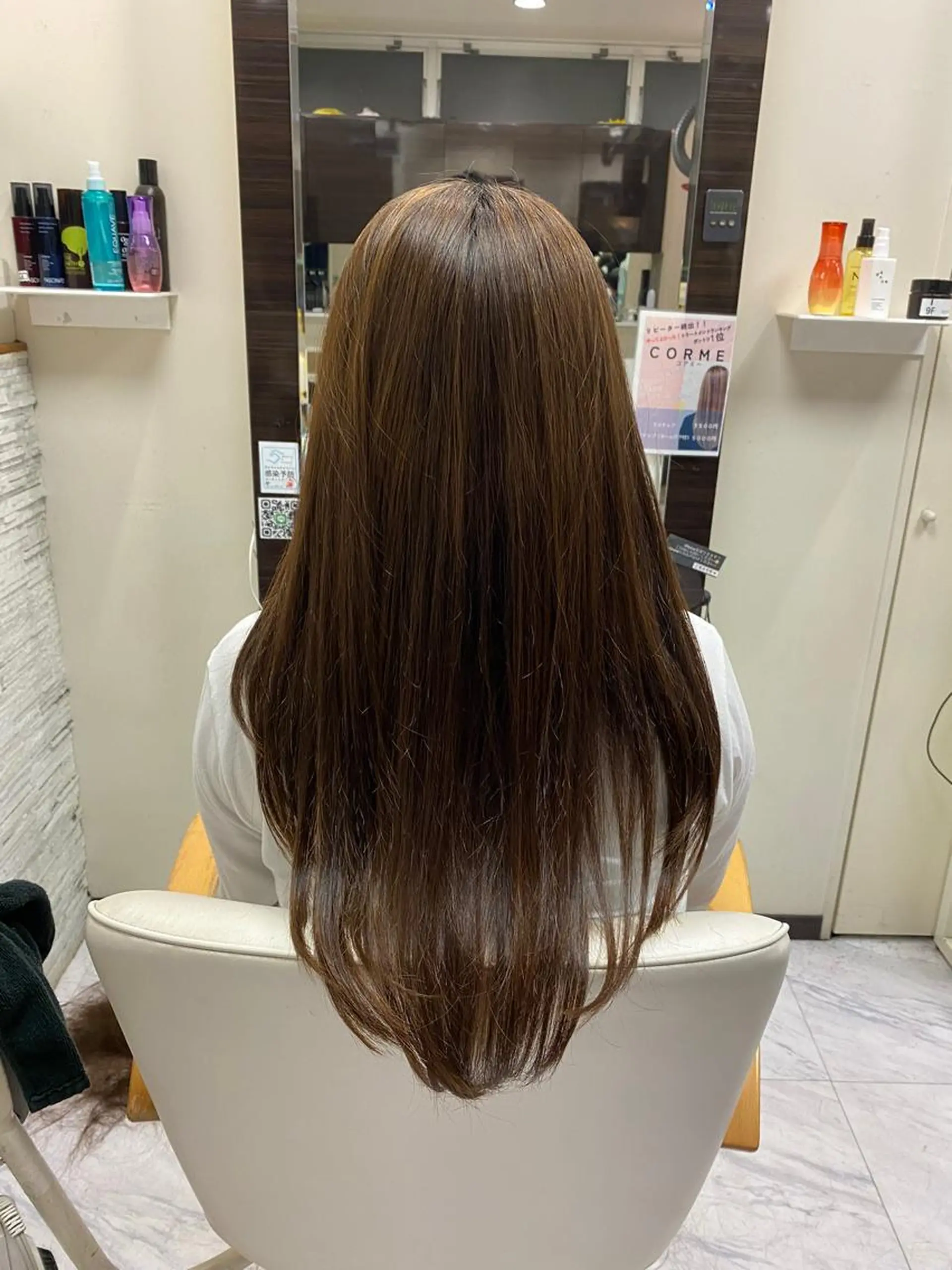 ロング 韓国風ヘア レイヤーカット ロング シャギー カット トリートメント 目黒 碧人のヘアスタイル