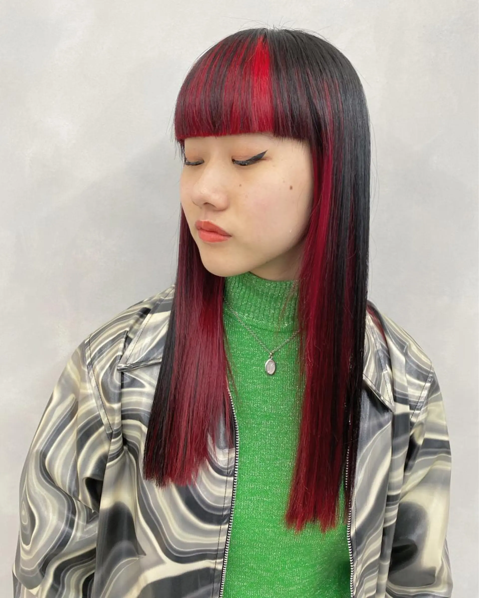 ミディアム カラー 🎨ショートの神様 /神評価🎨原田公祐のヘアスタイル