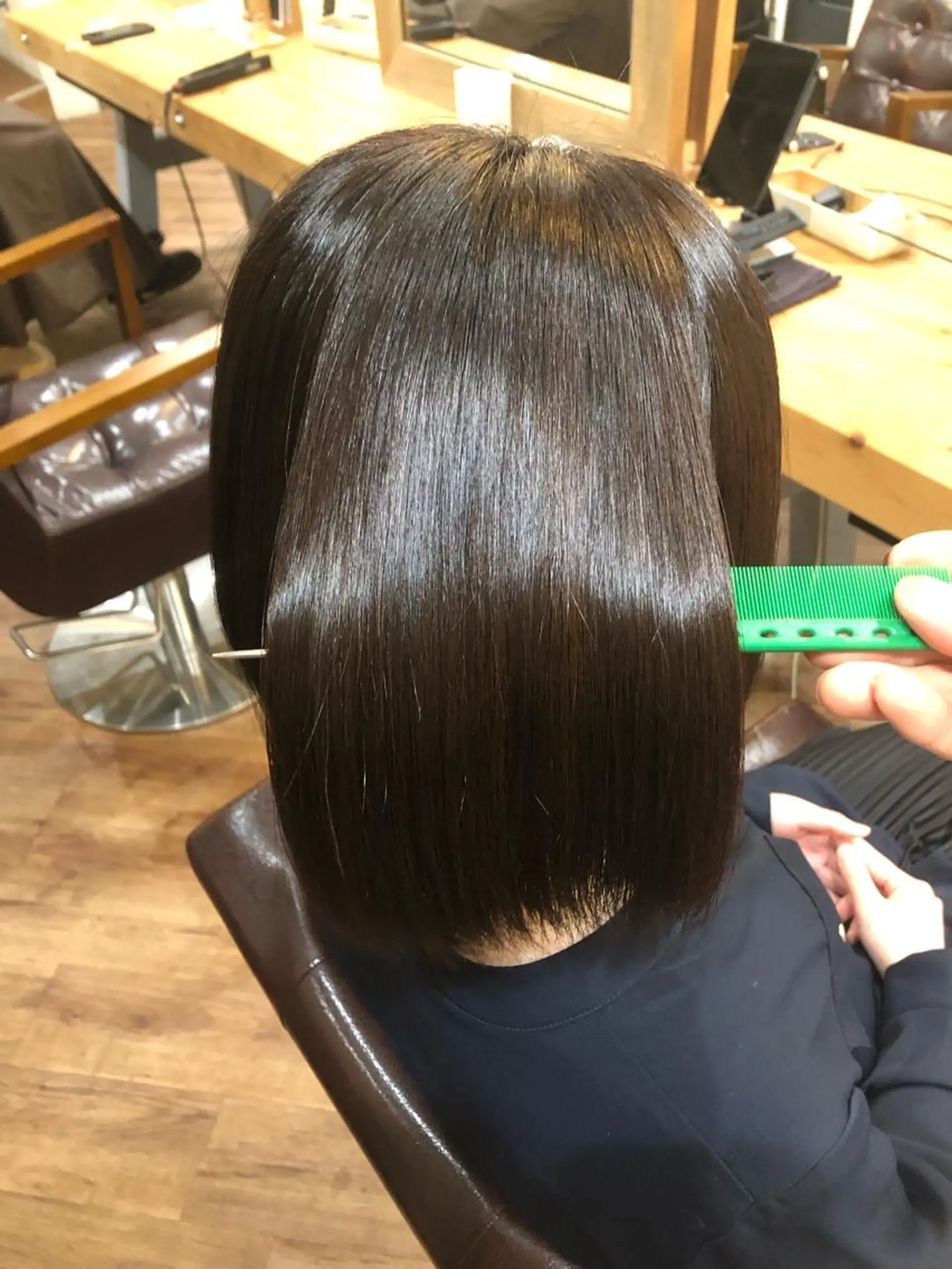 ミディアム カラー パーマ カット ヘアカラー 縮毛矯正 トリートメント little広島所属・縮毛矯正/髪質改善 矢川 純のヘアスタイル