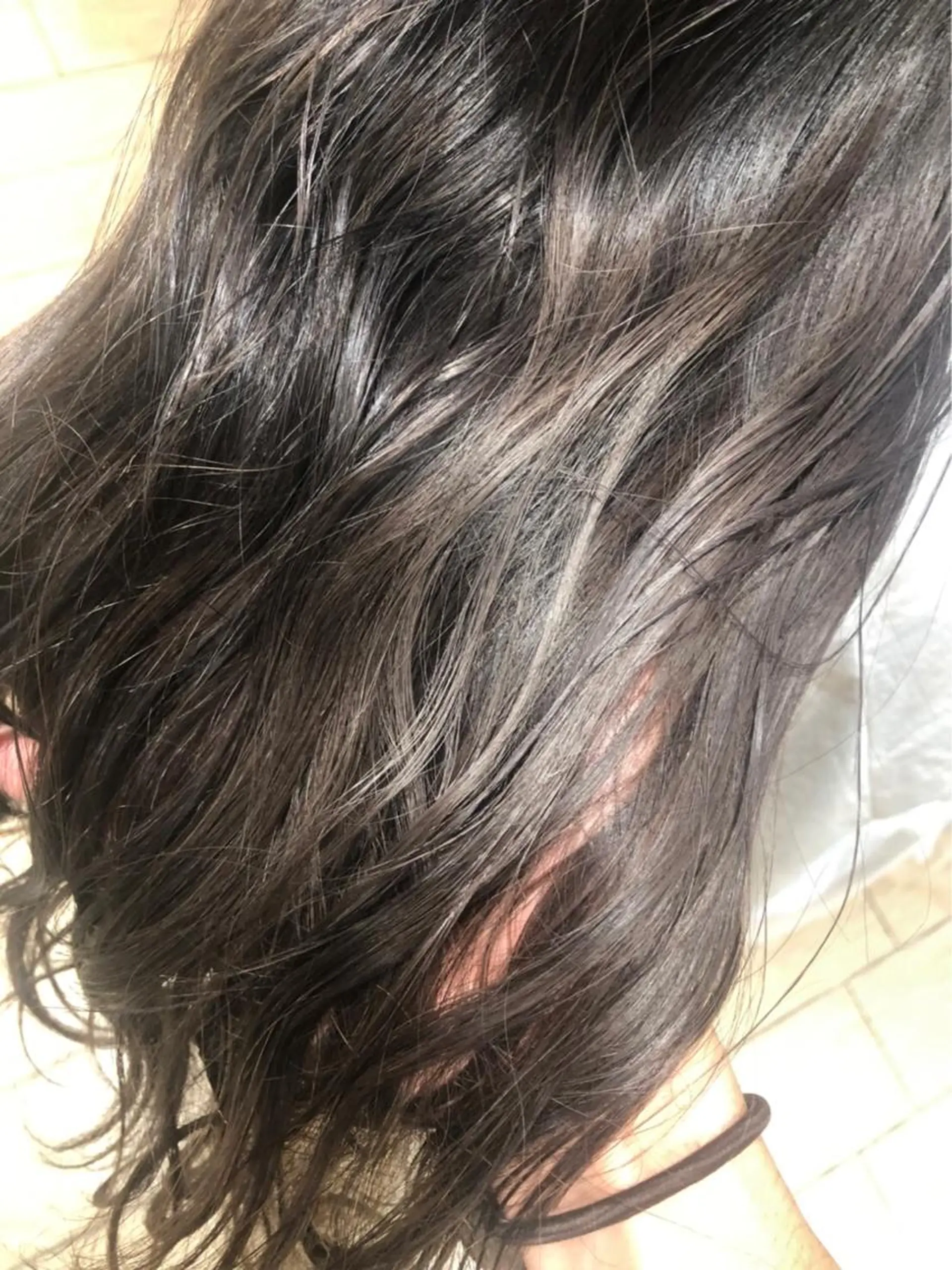 ミディアム カラー ブリーチ 透明感カラー レイヤーカット/ボブ /縮毛矯正✨大輝のヘアスタイル