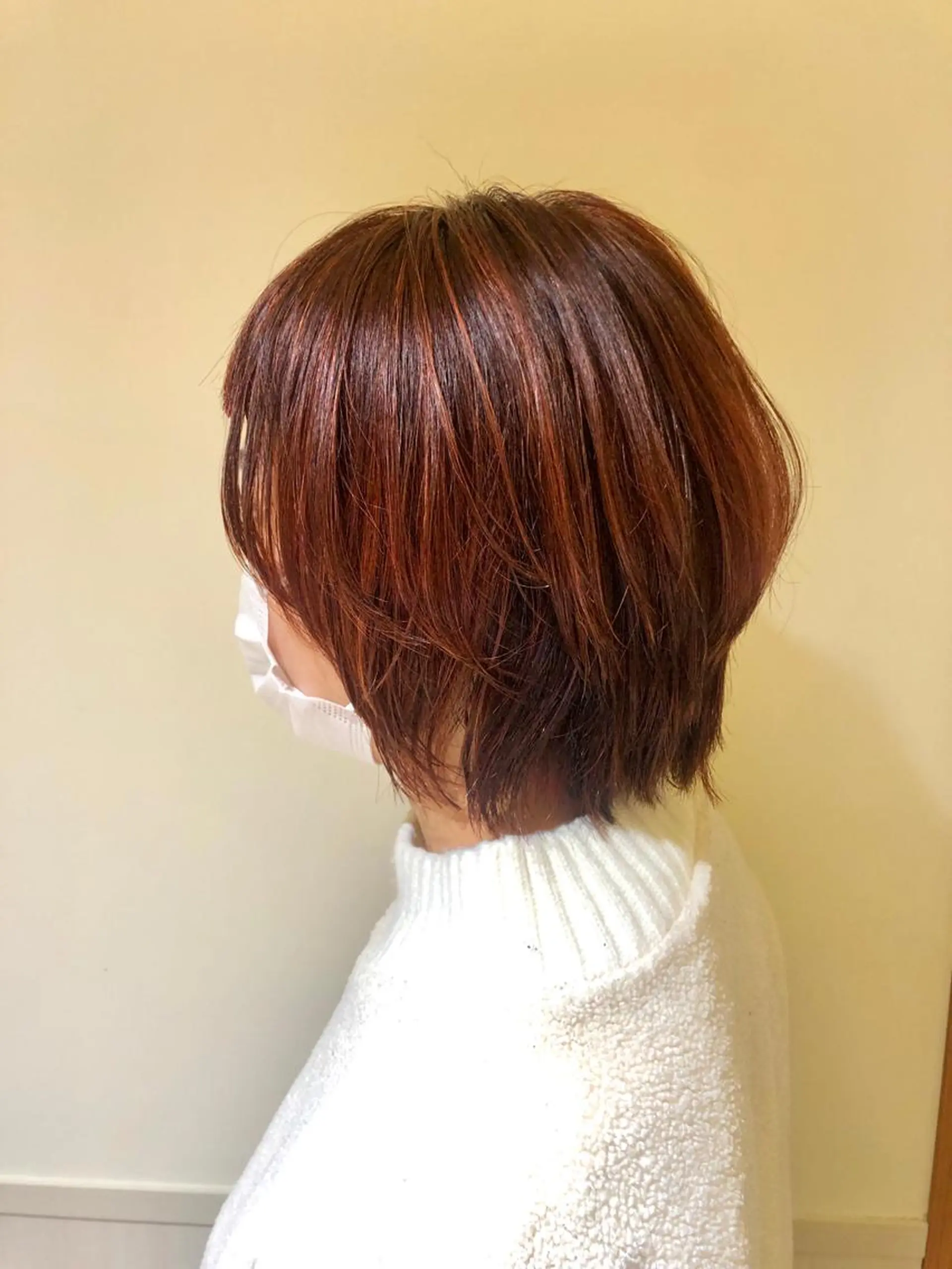 ミディアム カラー さかい なつみのヘアスタイル