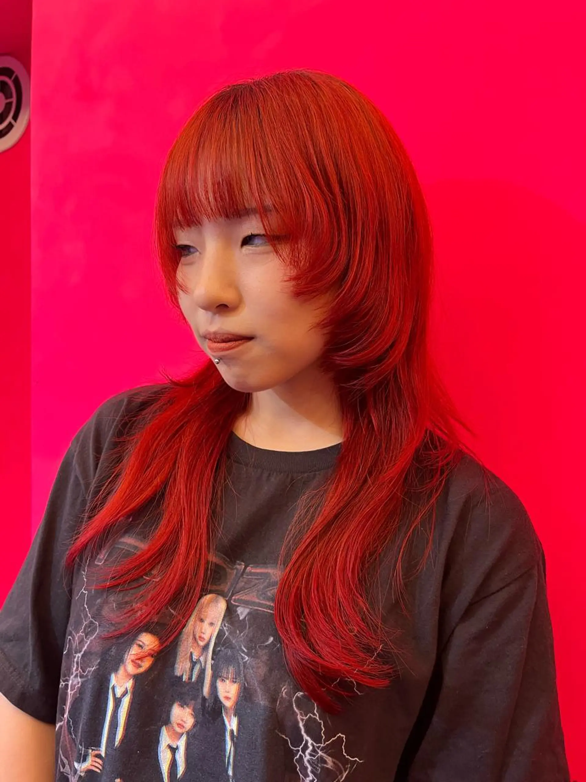 セミロング カラー @kyoniyy KYONIのヘアスタイル