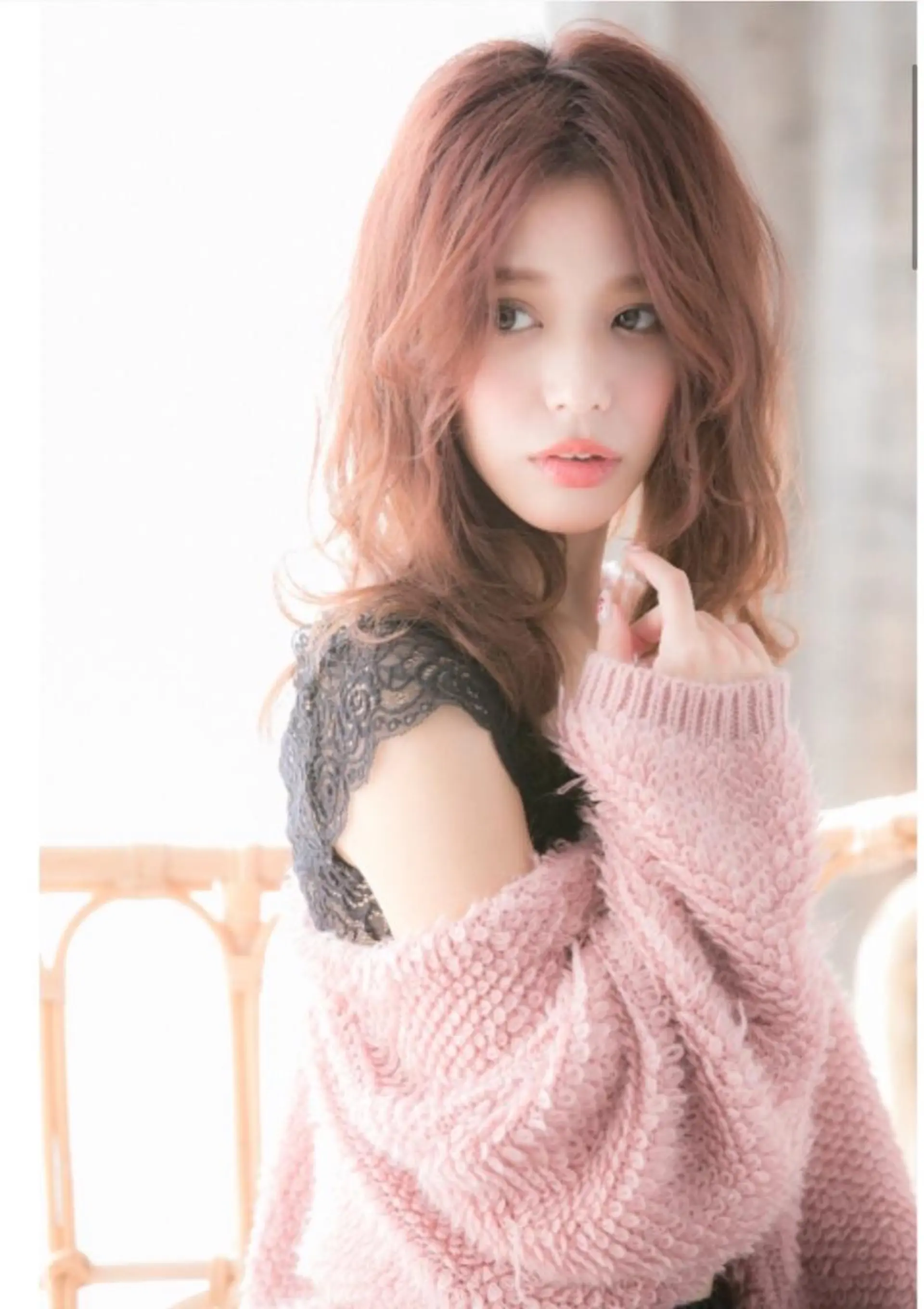 ミディアム カラー hair salon Ranun髪質改善のヘアスタイル