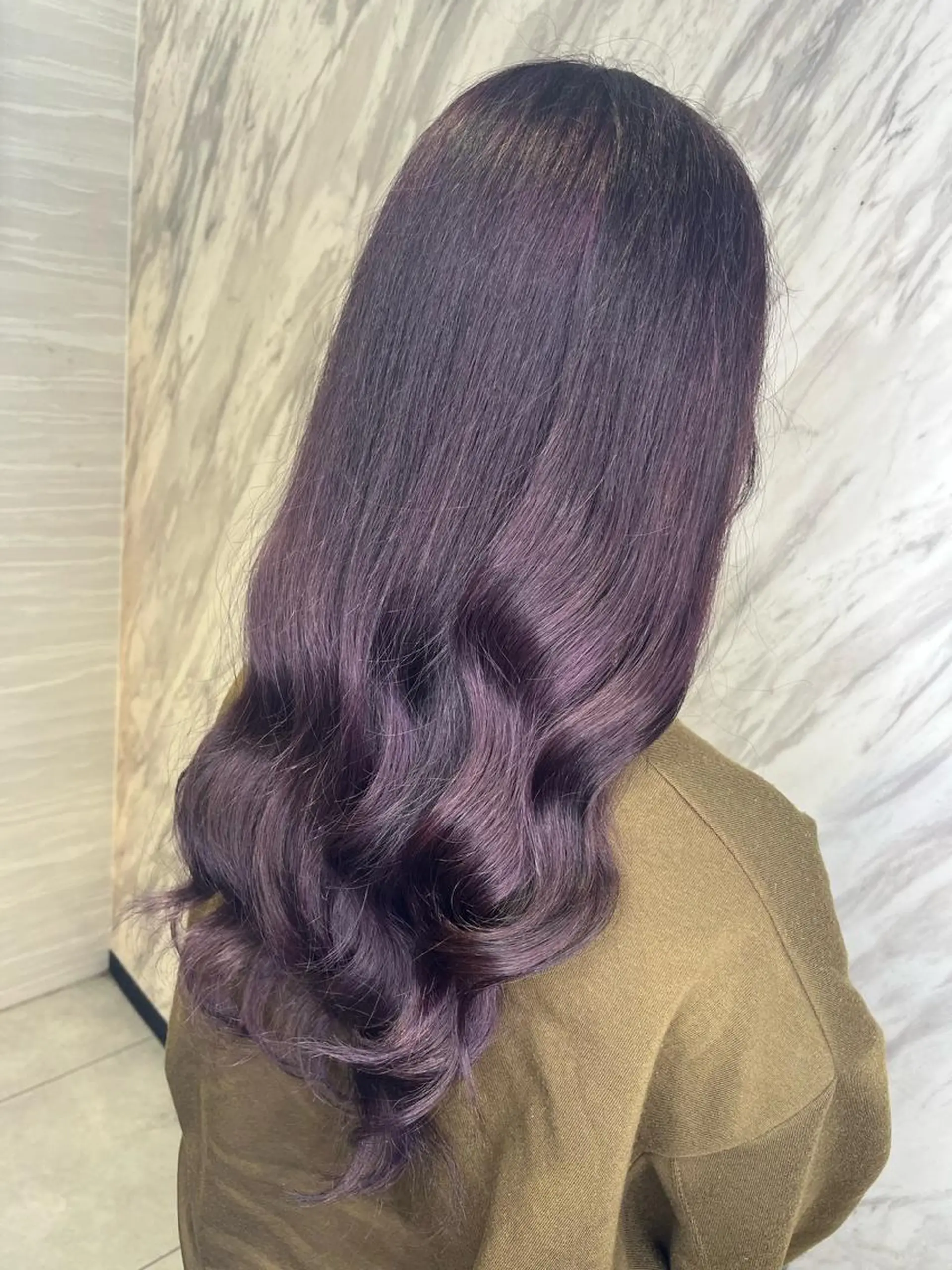 ロング パープルカラー トリートメント カット ヘアカラー トリートメント 🌈カラー特化 ハイトーンけいと🌈のヘアスタイル