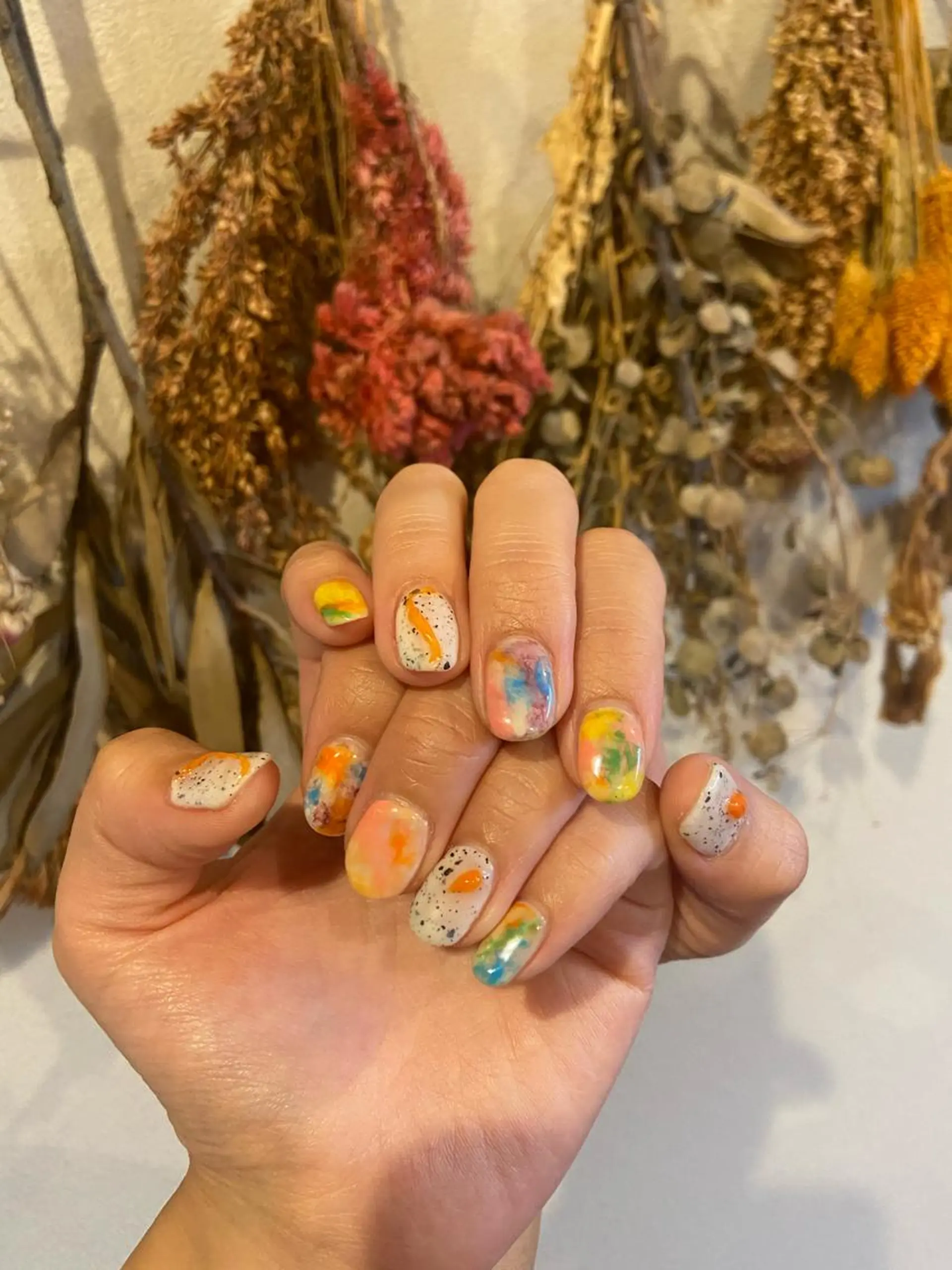 ネイル アートネイル 韓国ネイル ニュアンスネイル ショートネイル . unffのネイルデザイン