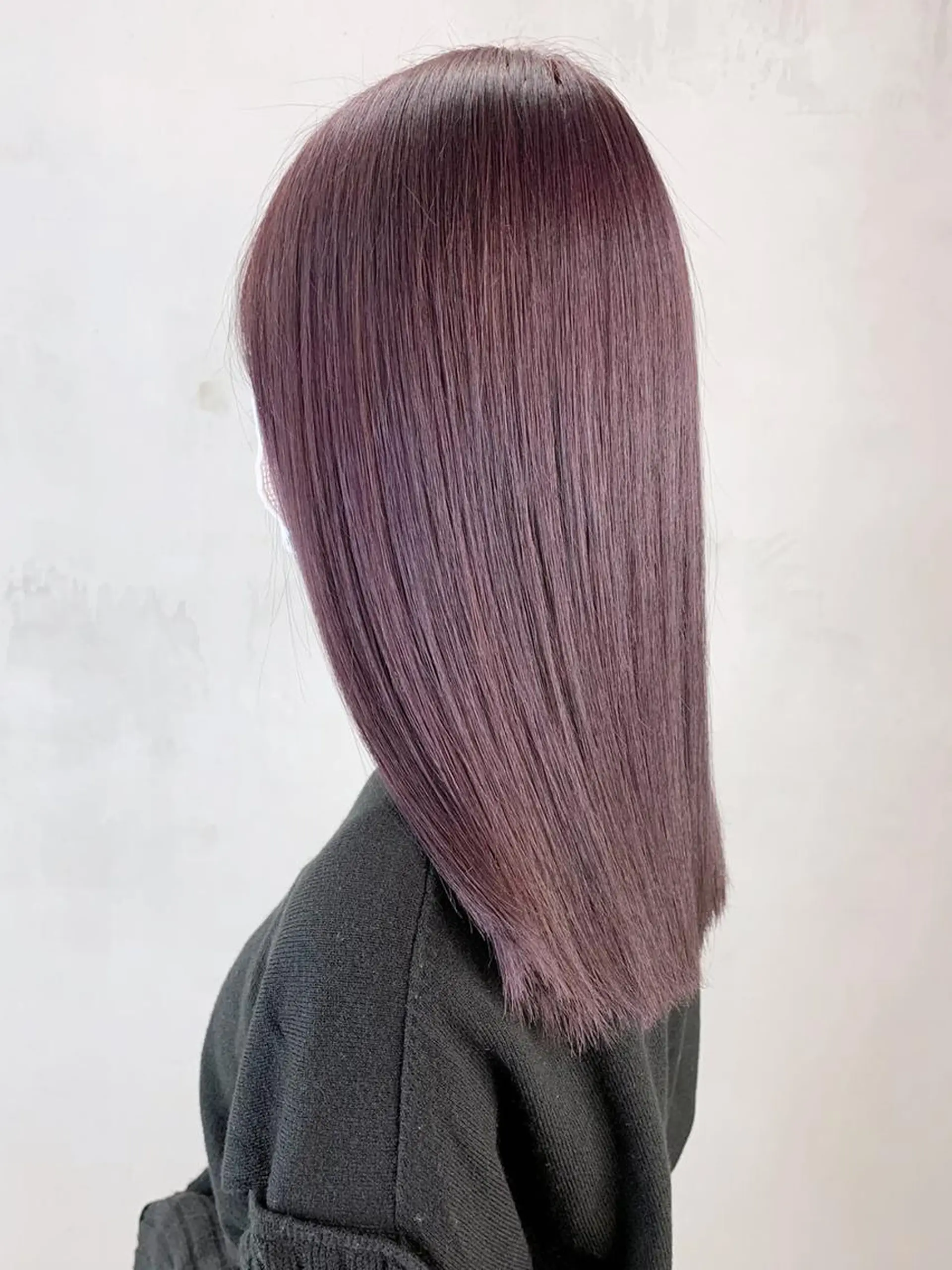 ミディアム カラー ラベンダーカラー ラベンダーピンク ピンクカラー カット ヘアカラー トリートメント ITbyALBUM 下北沢店のヘアスタイル