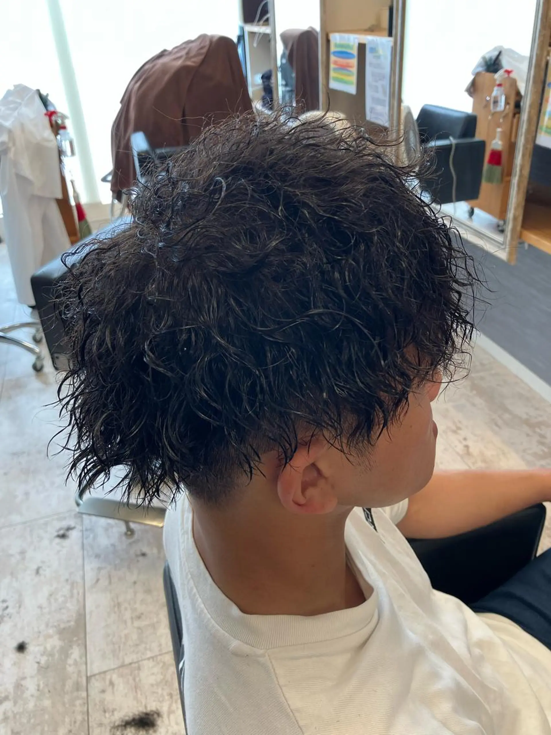 パーマ メンズ カット パーマ メンズ特化/パーマ/ フェードWATARUのヘアスタイル