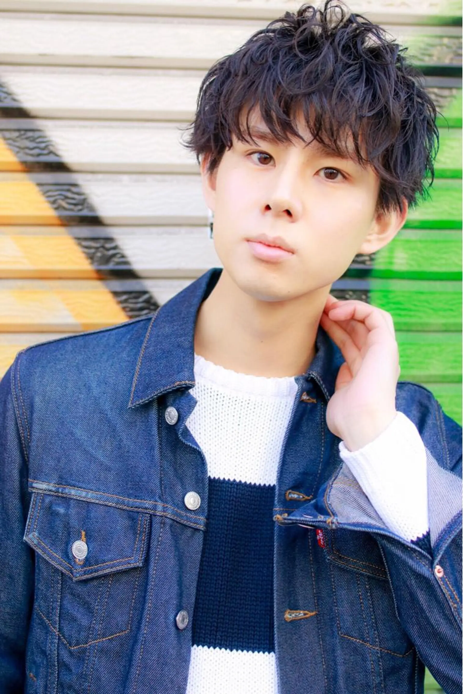 ショート パーマ BABY 艶髪暗髪ヘア💖達人のヘアスタイル