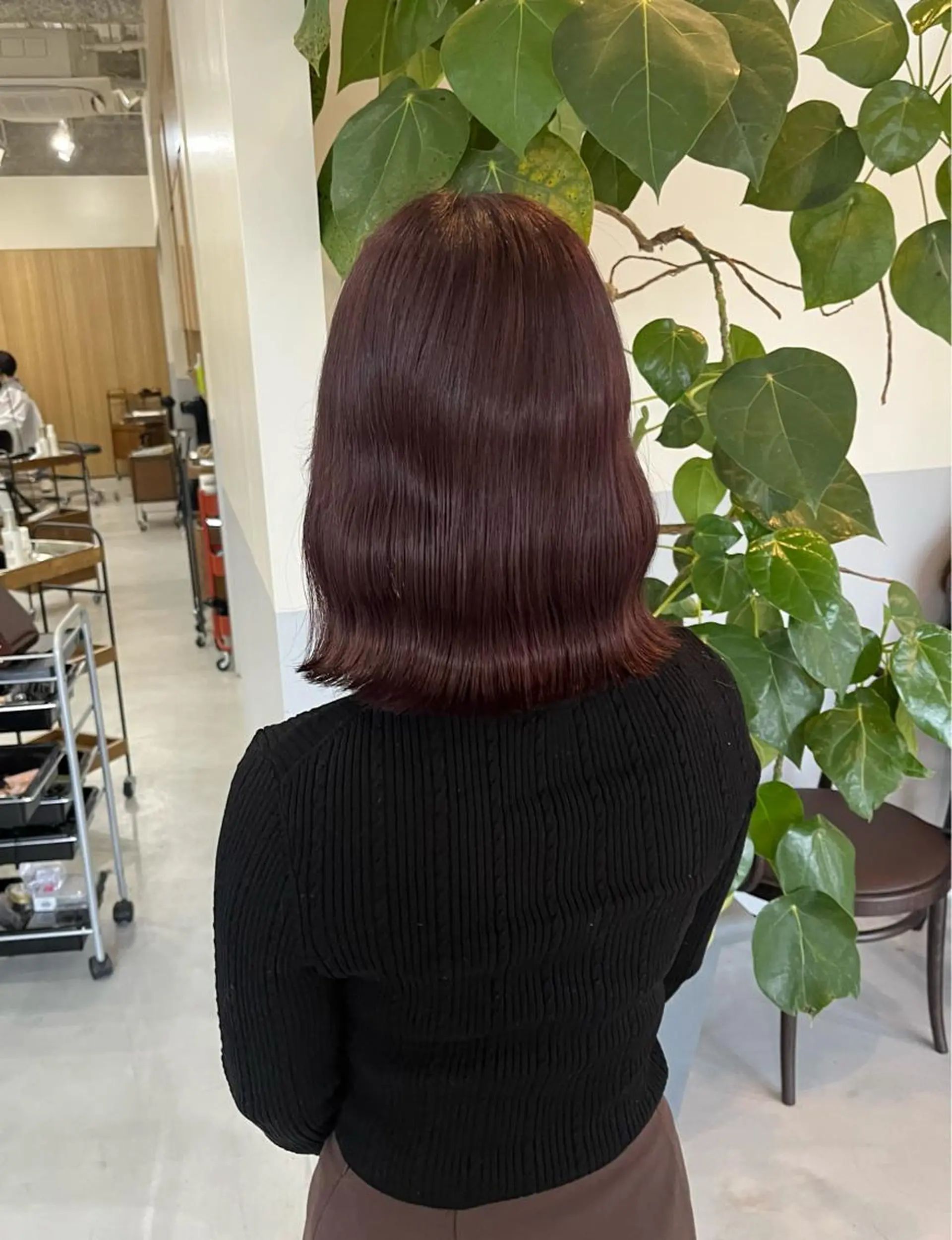 ミディアム 神谷 夏帆のヘアスタイル