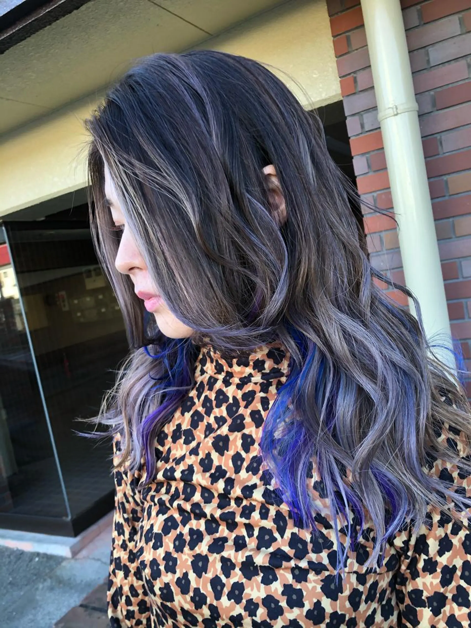 ロング カラー レイヤーカット匠 イソザキノリユキのヘアスタイル