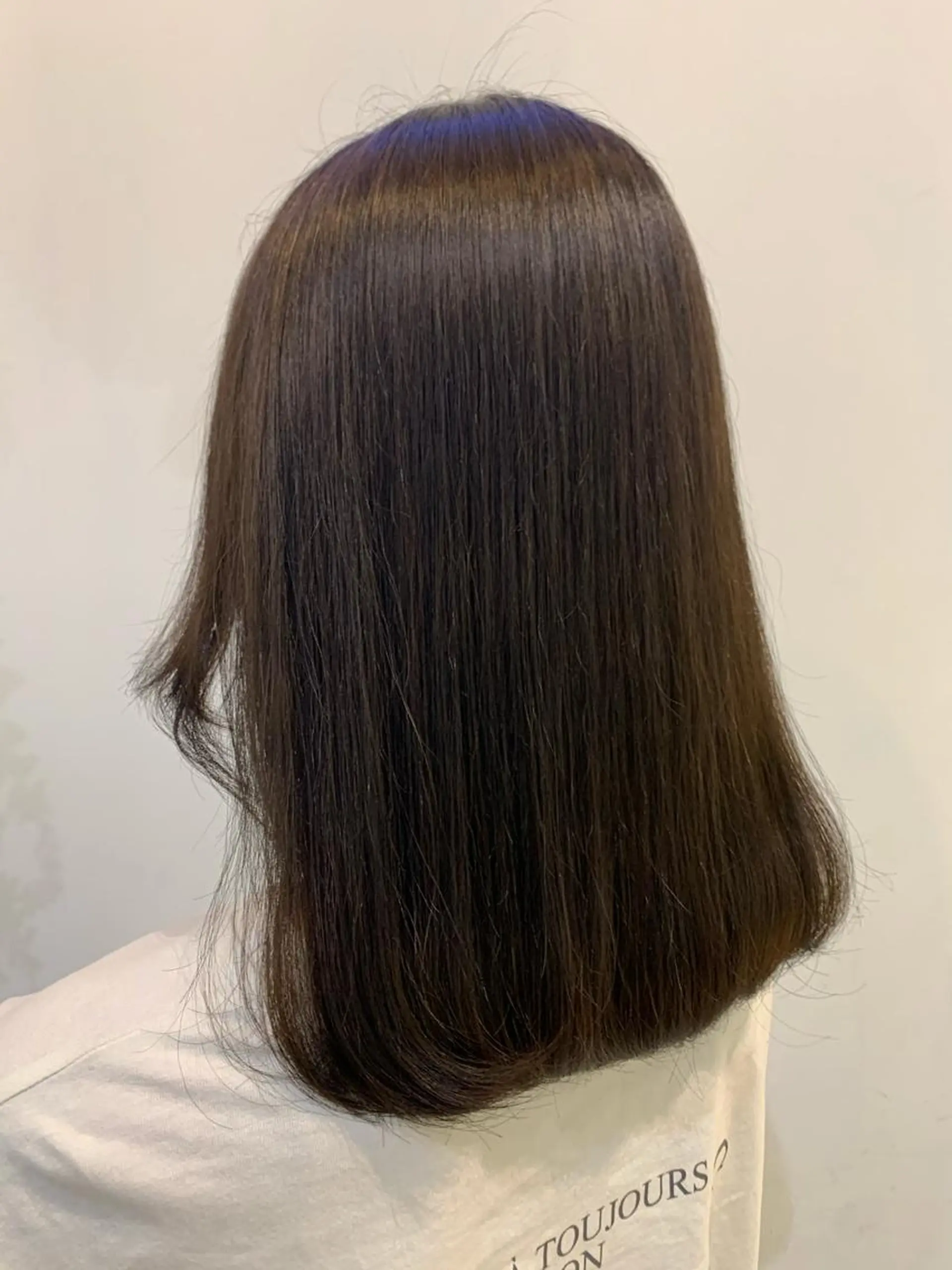 カラー ブリーチしない暖色 カラー🥀杉 優菜のヘアスタイル