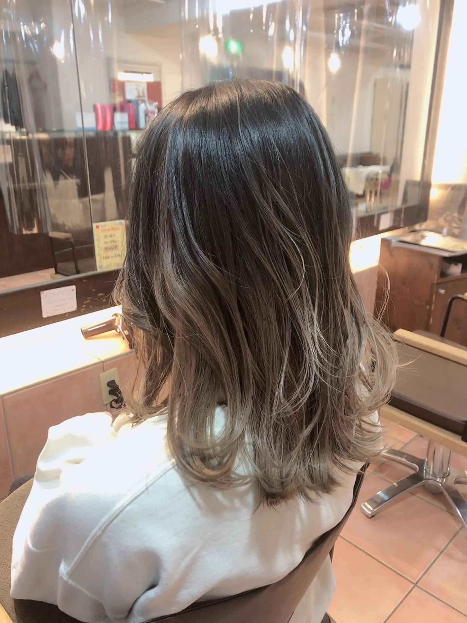 セミロング カラー 💙あかみね 💙（mine）のヘアスタイル