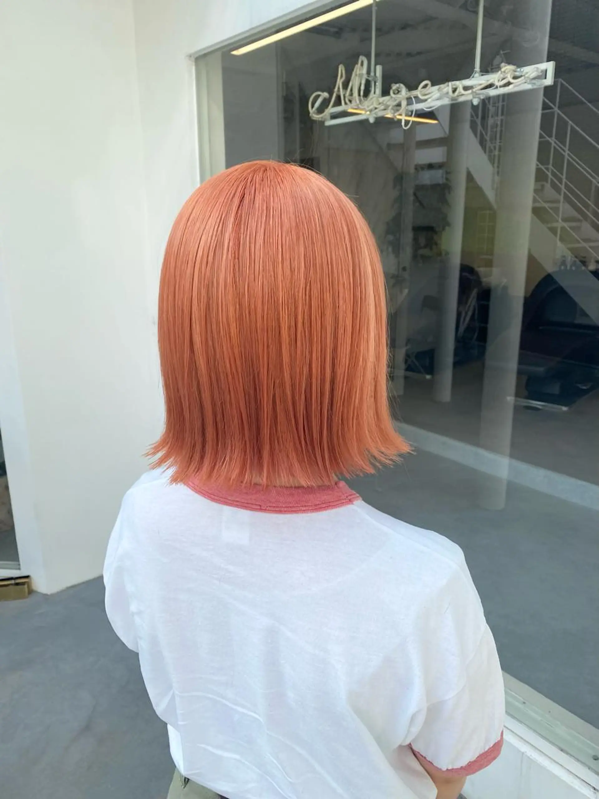 ショート カラー オレンジ ❄️中川 慎之介❄️のヘアスタイル