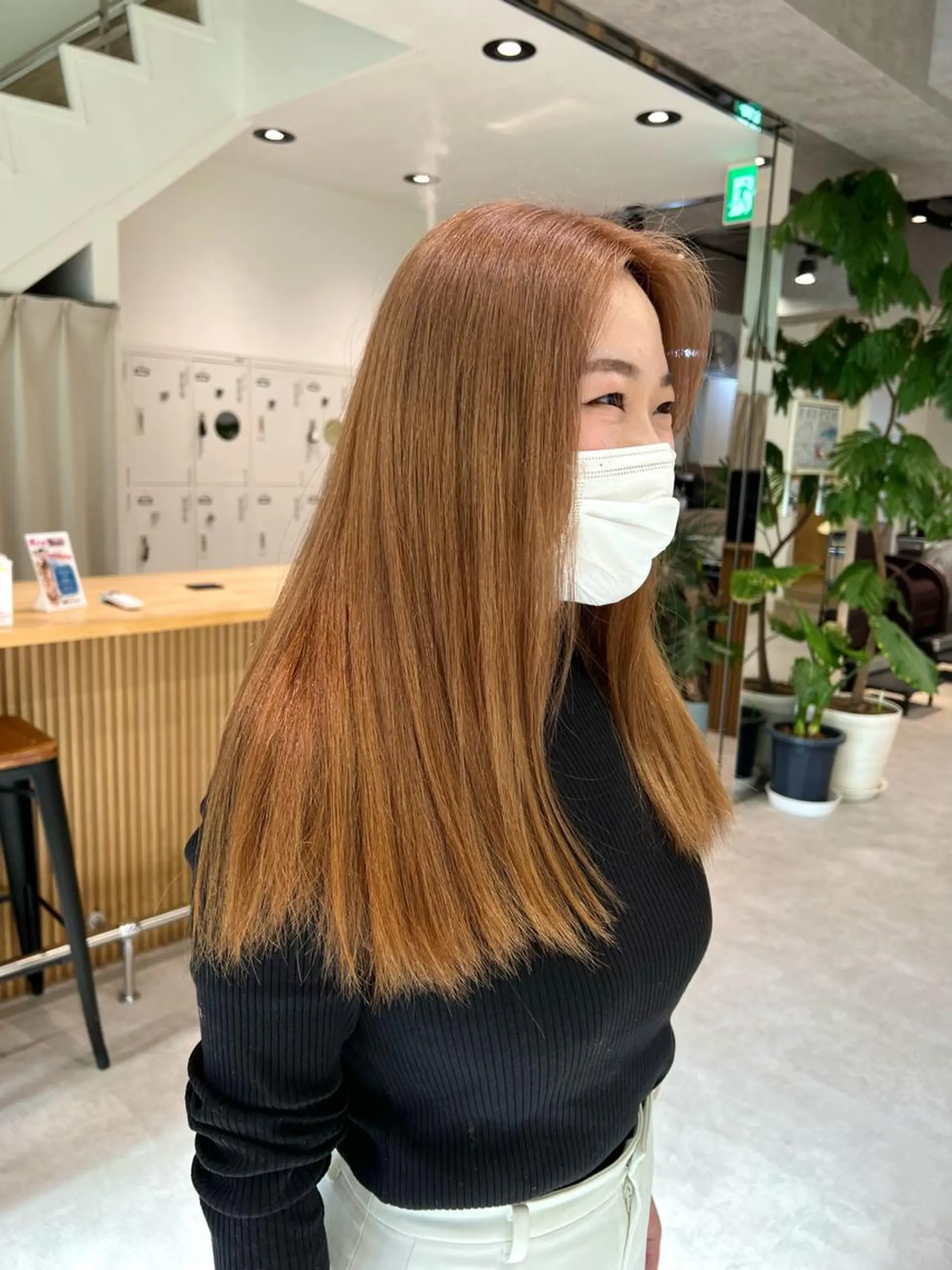 セミロング カラー カット ヘアカラー トリートメント 🍀お悩み改善憧れの 美髪　小林風雅のヘアスタイル