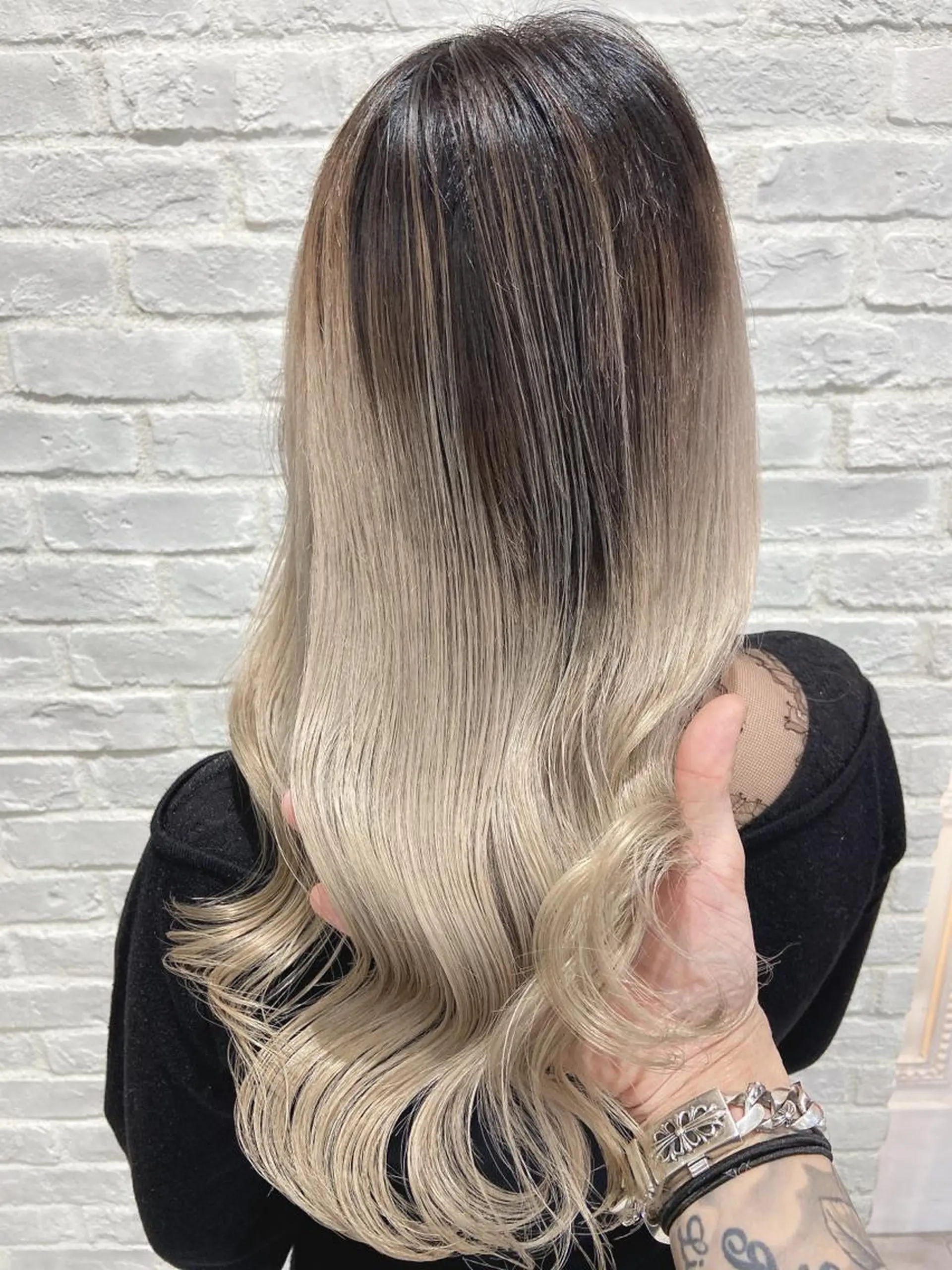 ロング カラー ヘアカラー 韓国/色気/レイヤー /avance天王寺のヘアスタイル