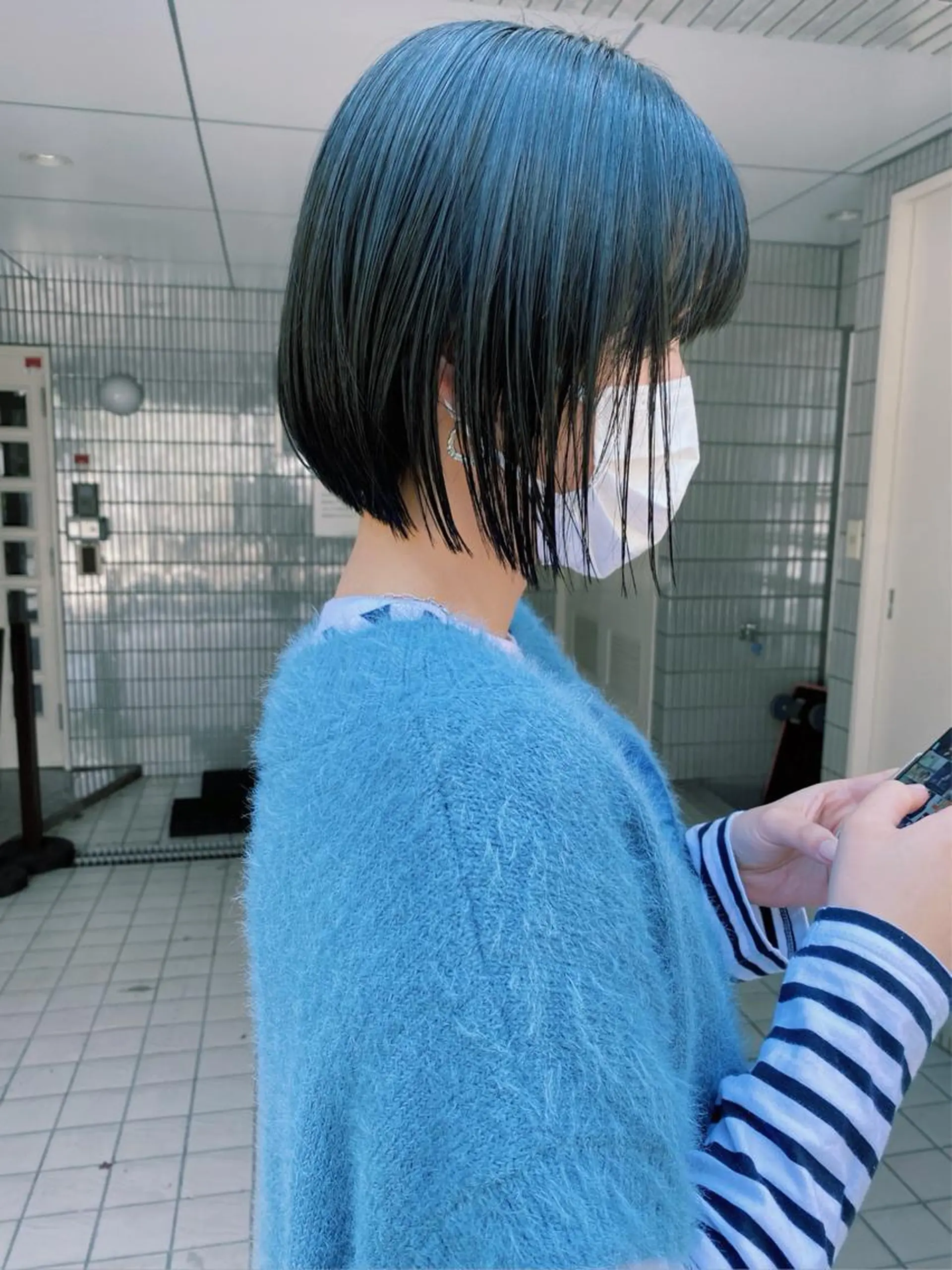 ショート カラー カット ヘアカラー トリートメント IVORY.所属・🟩白髪ぼかし/ボブ /ショートヘア/大司のヘアスタイル