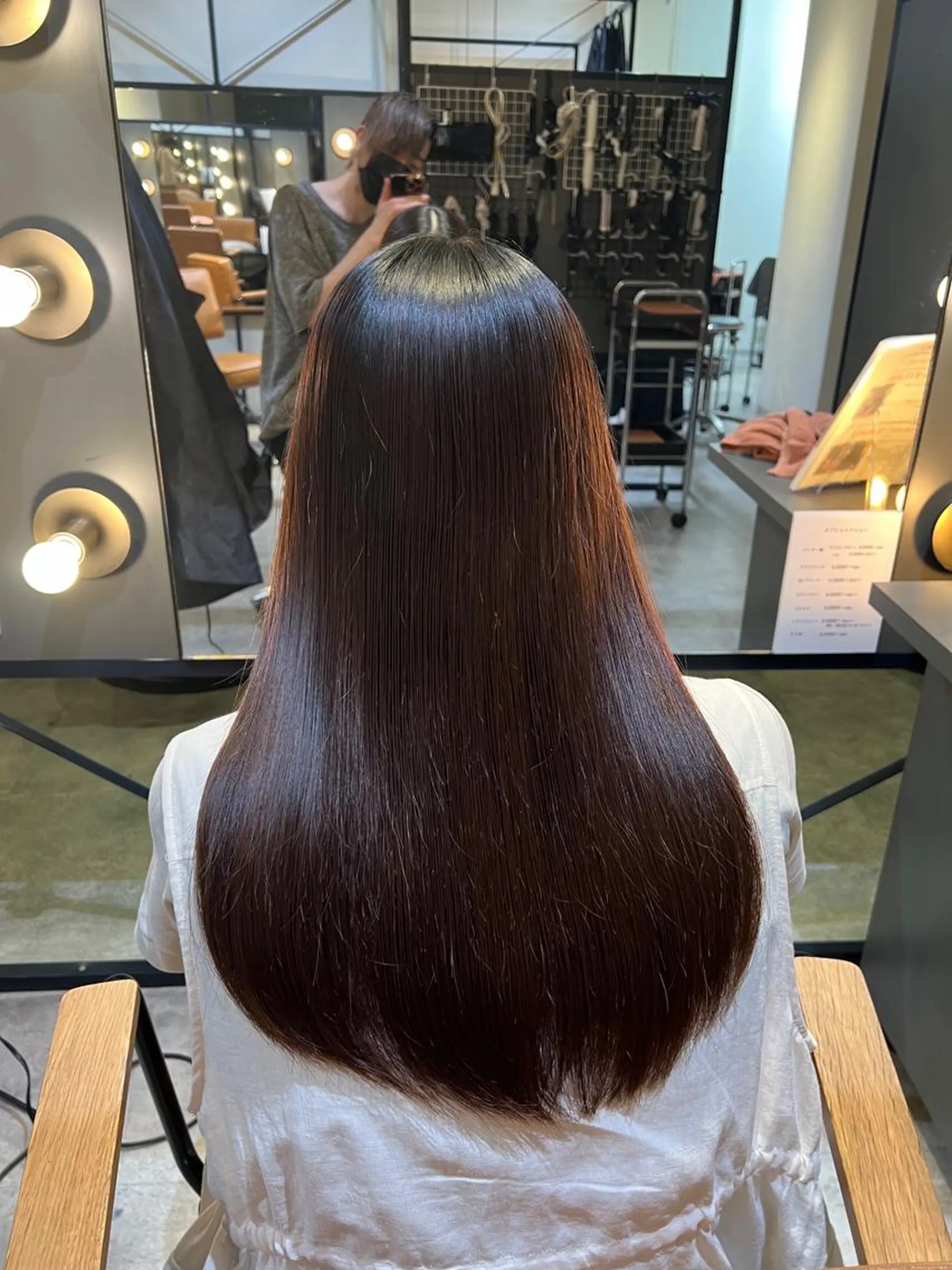 ロング カラー 髪質改善ストレート Kantaのヘアスタイル