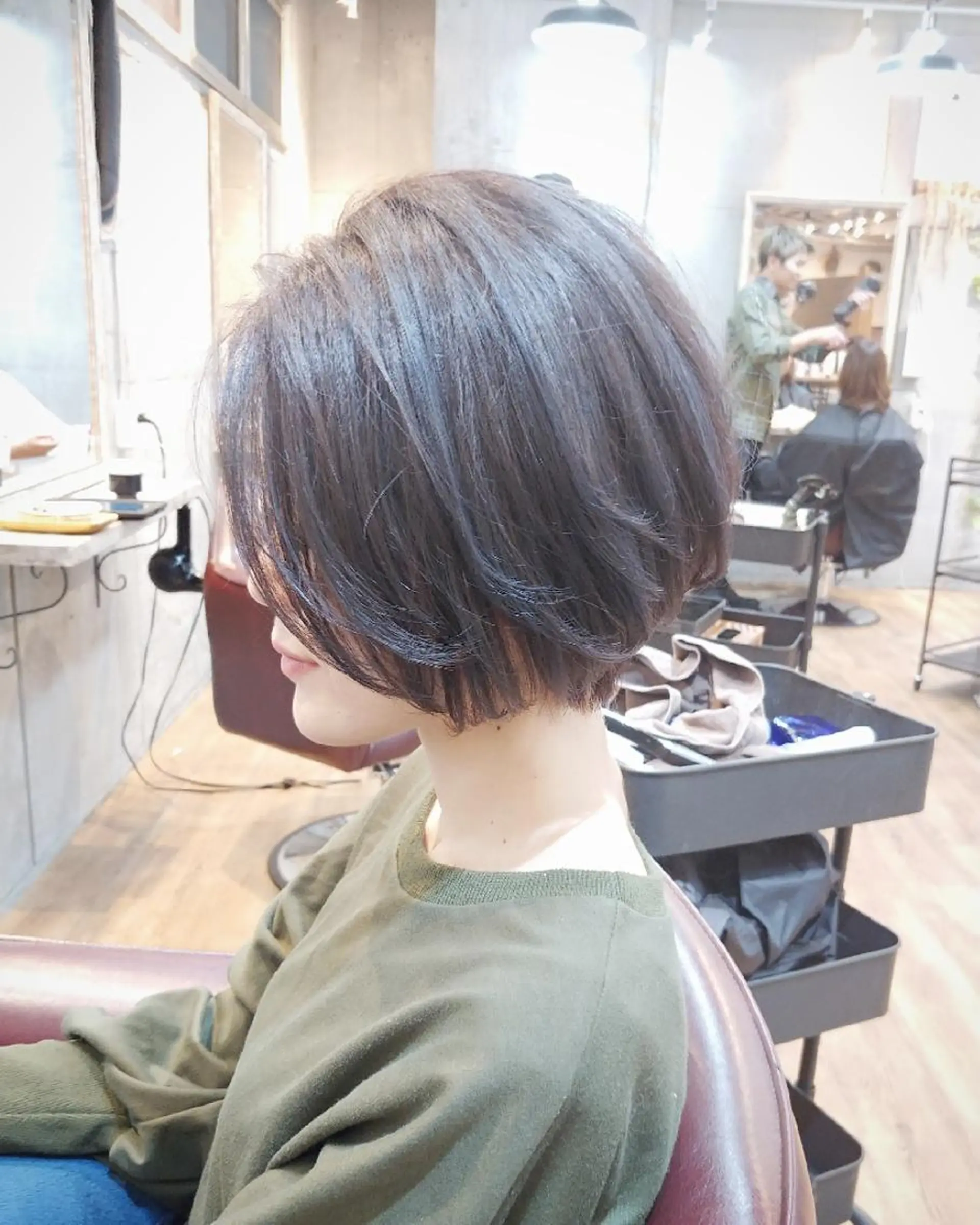 ショート カラー パーマ ヘアアレンジ カット ヘアカラー トリートメント ペスカ豊崎店　沖縄所属・ショート指名No.1 店長　清水のヘアスタイル