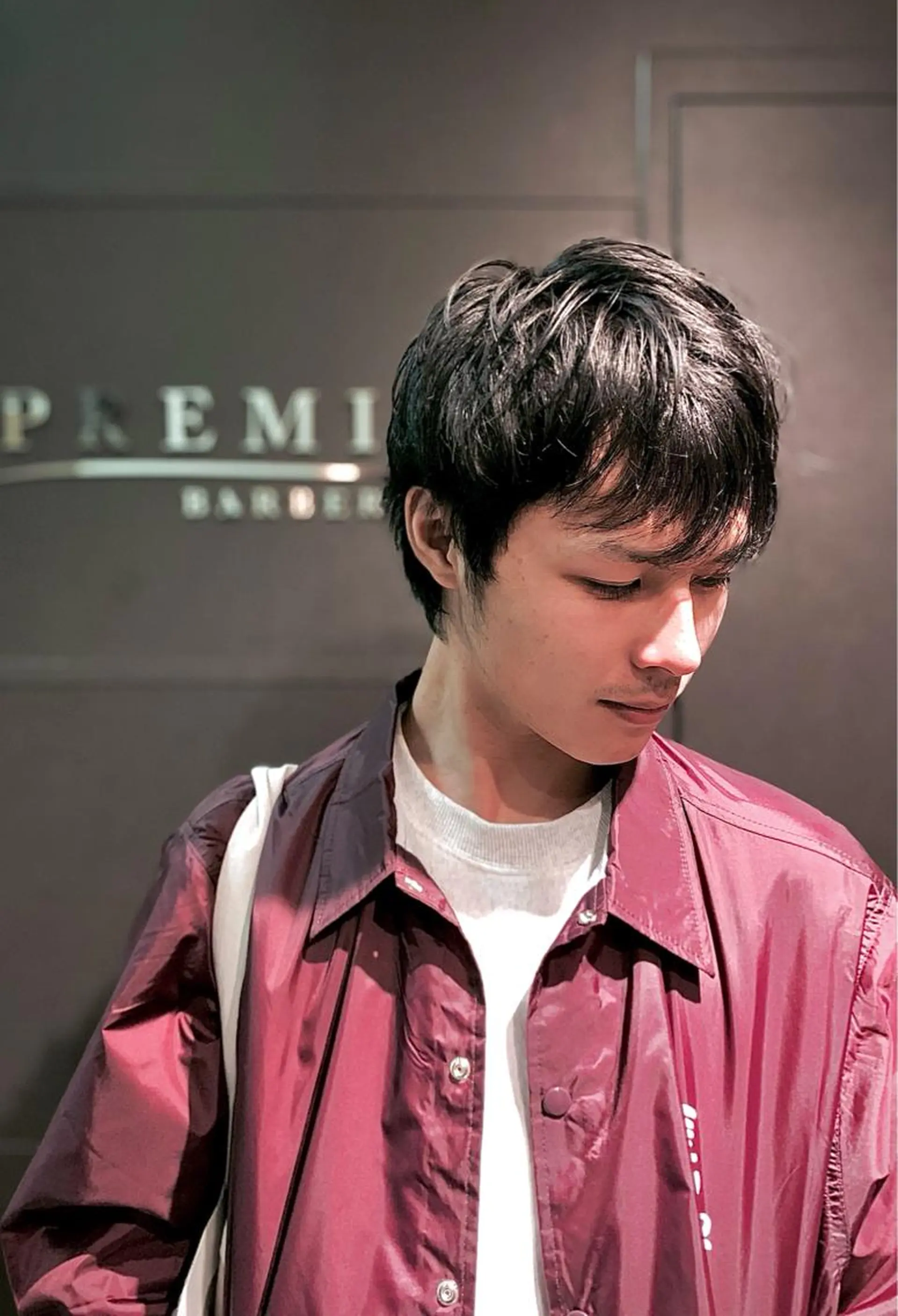 ミディアム メンズ HIROGINZA ヒロ銀座 青山所属・マツオ リュウホウ🐉のヘアスタイル