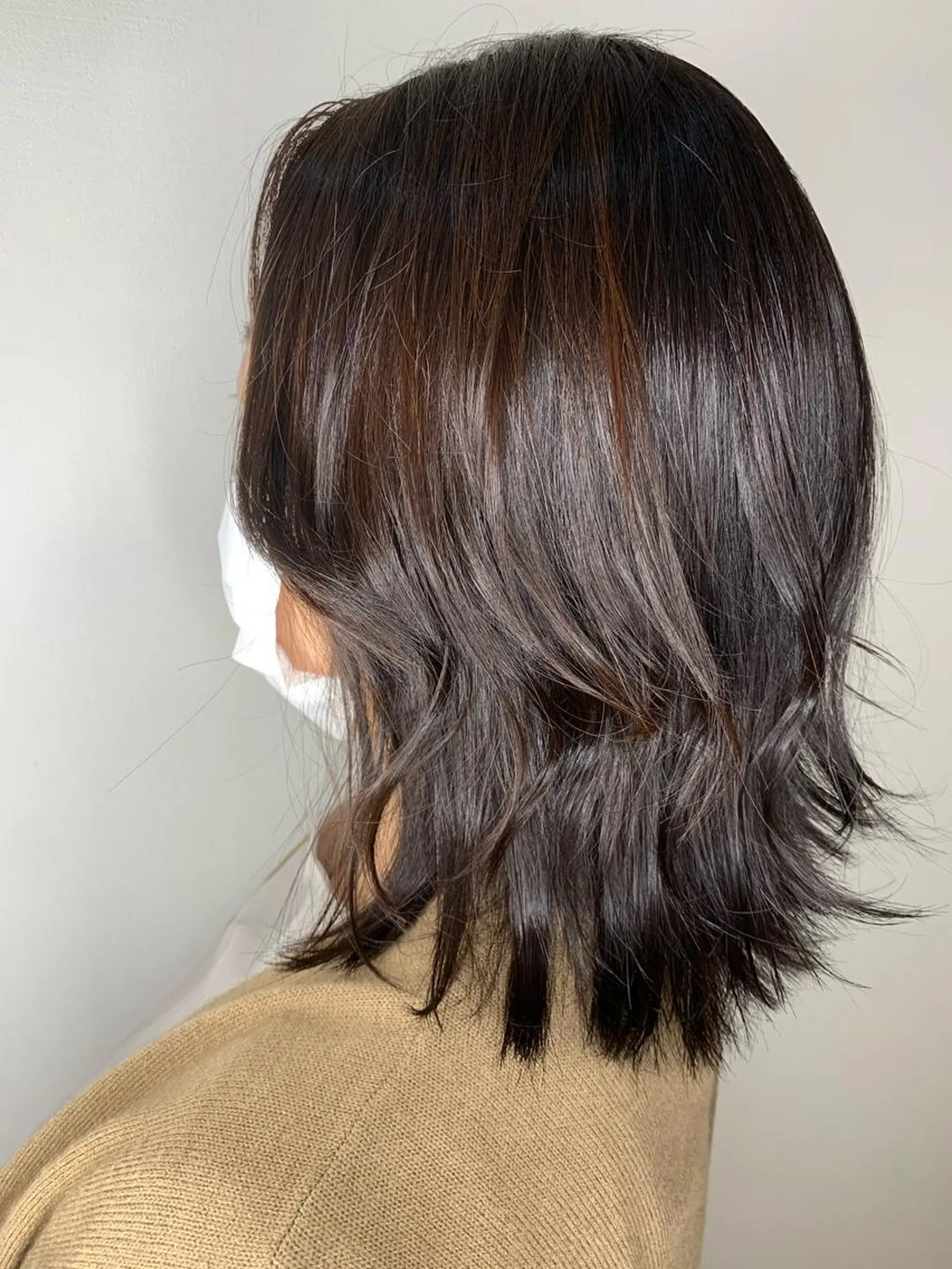 セミロング カラー 🫧ウルフカット/ 畑中結衣🫧のヘアスタイル