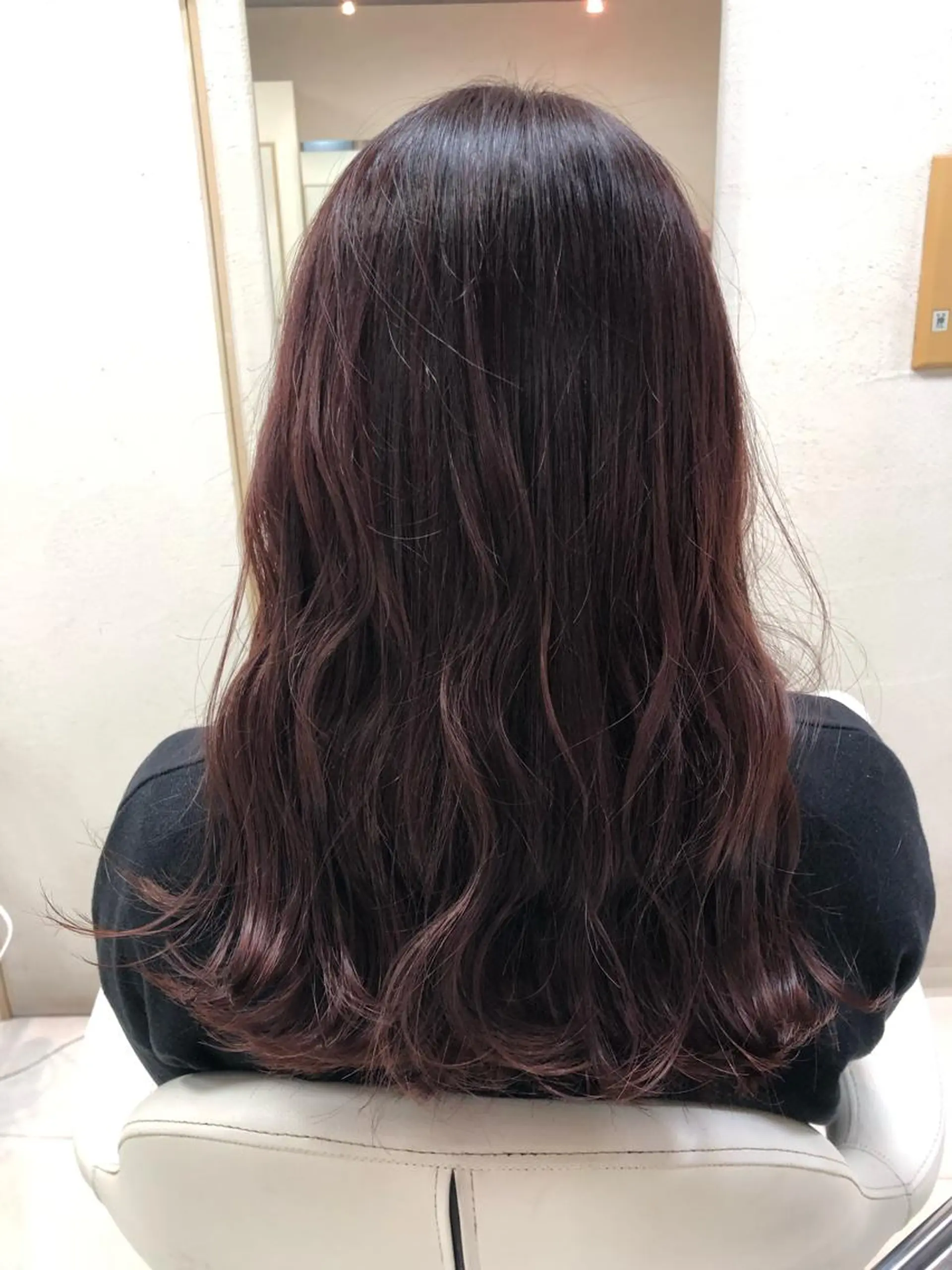 ロング カット ヘアカラー トリートメント 阿部 美咲のヘアスタイル