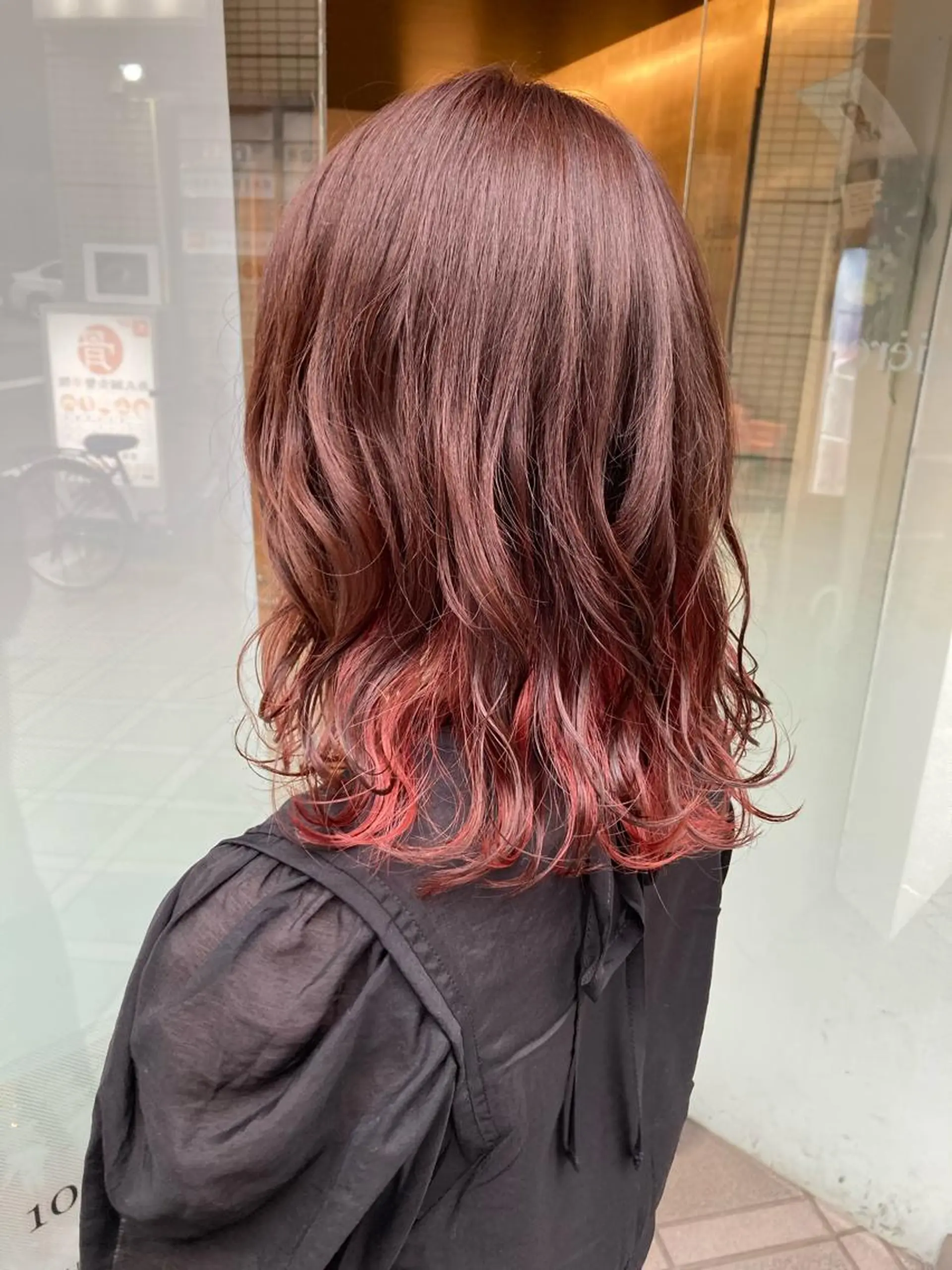 ミディアム ヘアカラー トリートメント 奥野 貴哉のヘアスタイル