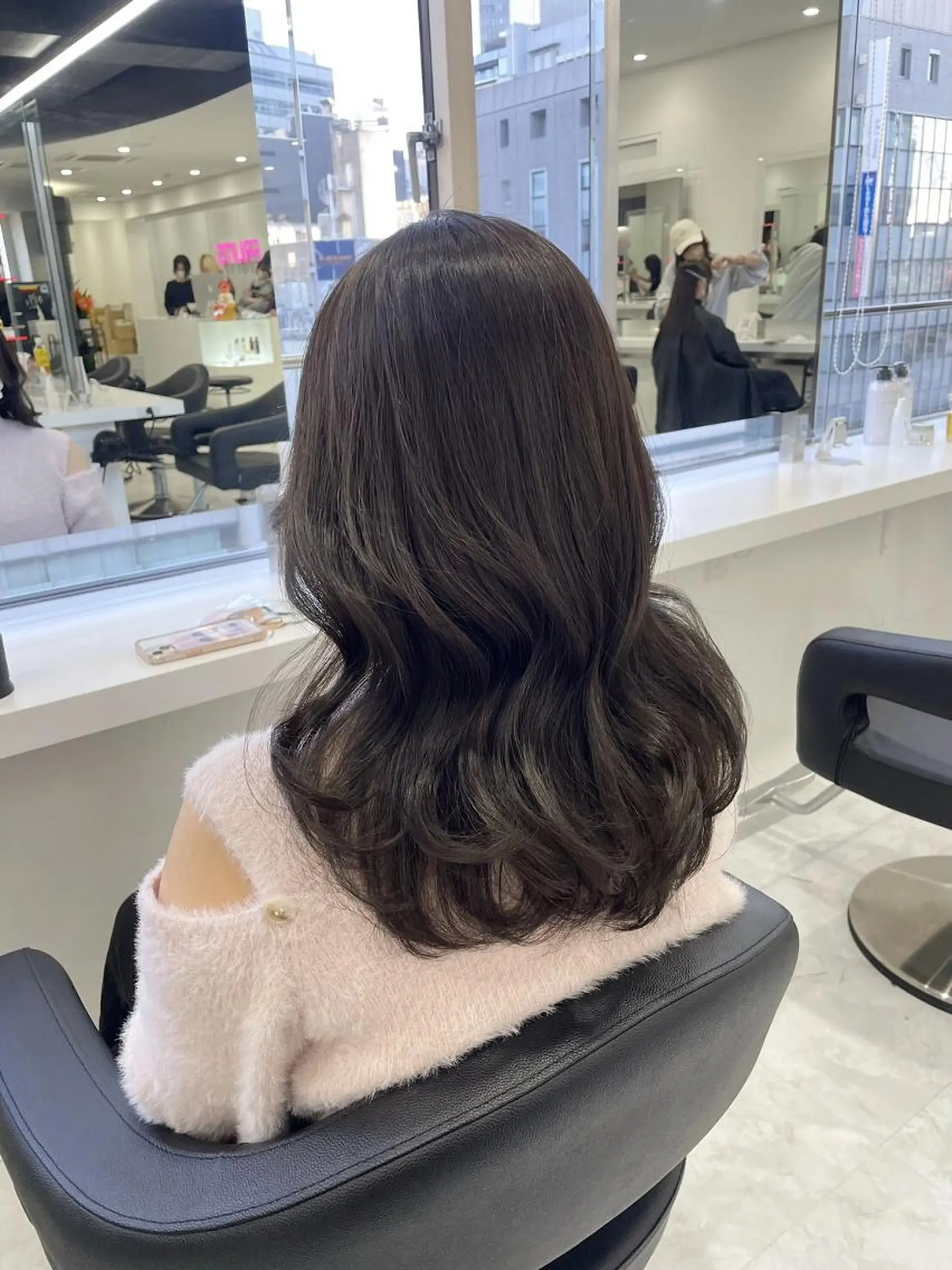 カラー ヘアカラー トリートメント ヘッドスパ ヘアセット 透明感☘️赤み消し カラー☘️横浜美容室のヘアスタイル