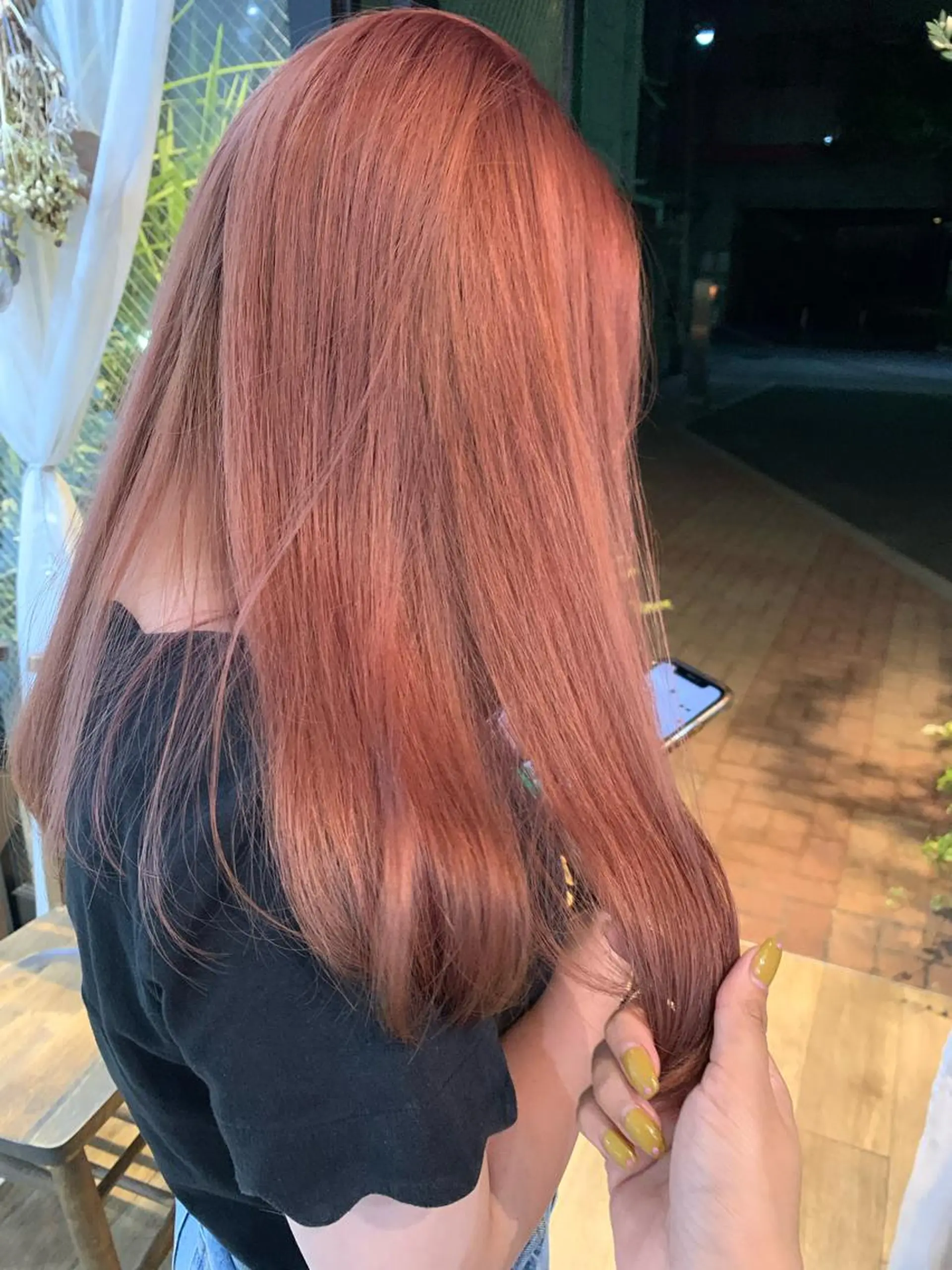 ロング カラー ヘアカラー トリートメント レイヤー/顔周り /AKARIのヘアスタイル