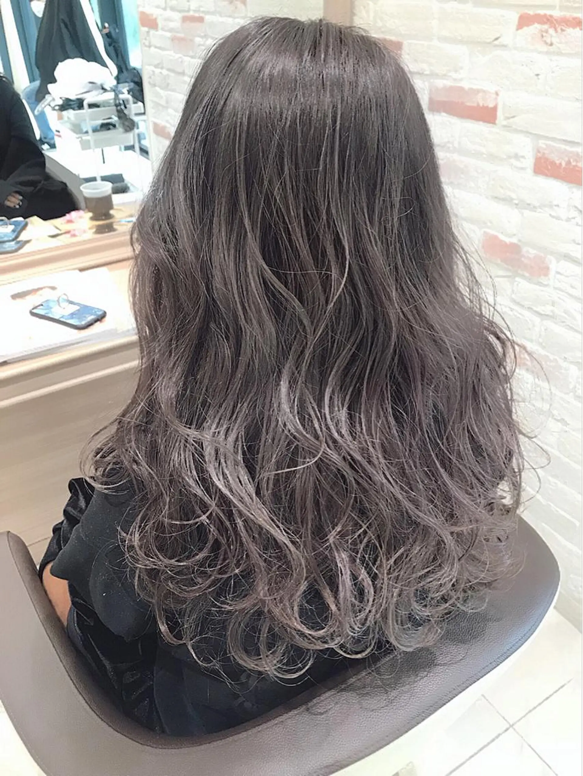 ロング カット ヘアカラー トリートメント 新宿 木下拓哉のヘアスタイル