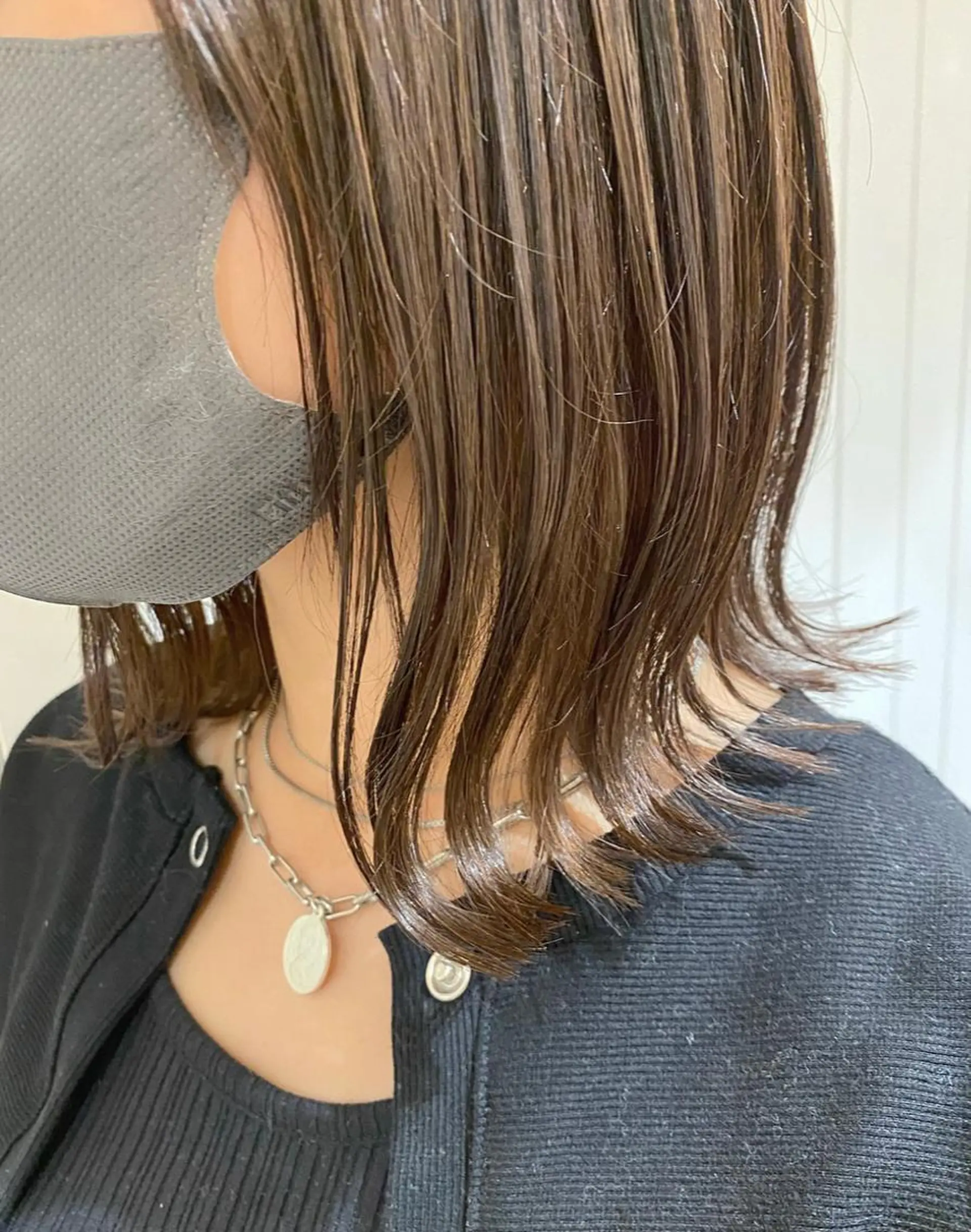 ミディアム 🫧顔周りカット 🫧樫村優香のヘアスタイル