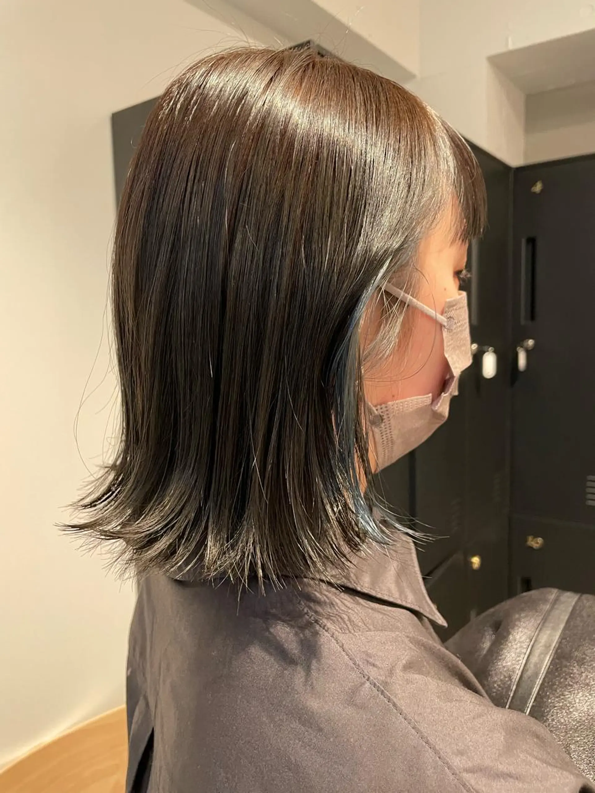 ミディアム カラー ヘアカラー トリートメント ヘッドスパ ヘアセット SALOWIN下北沢所属・hazuki 🌝のヘアスタイル