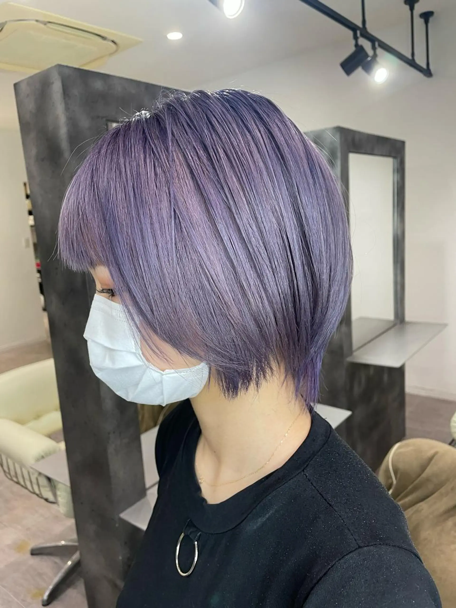 ショート カラー be flot所属・髪質改善/大阪守口市 🐣Ria‪🐣のヘアスタイル